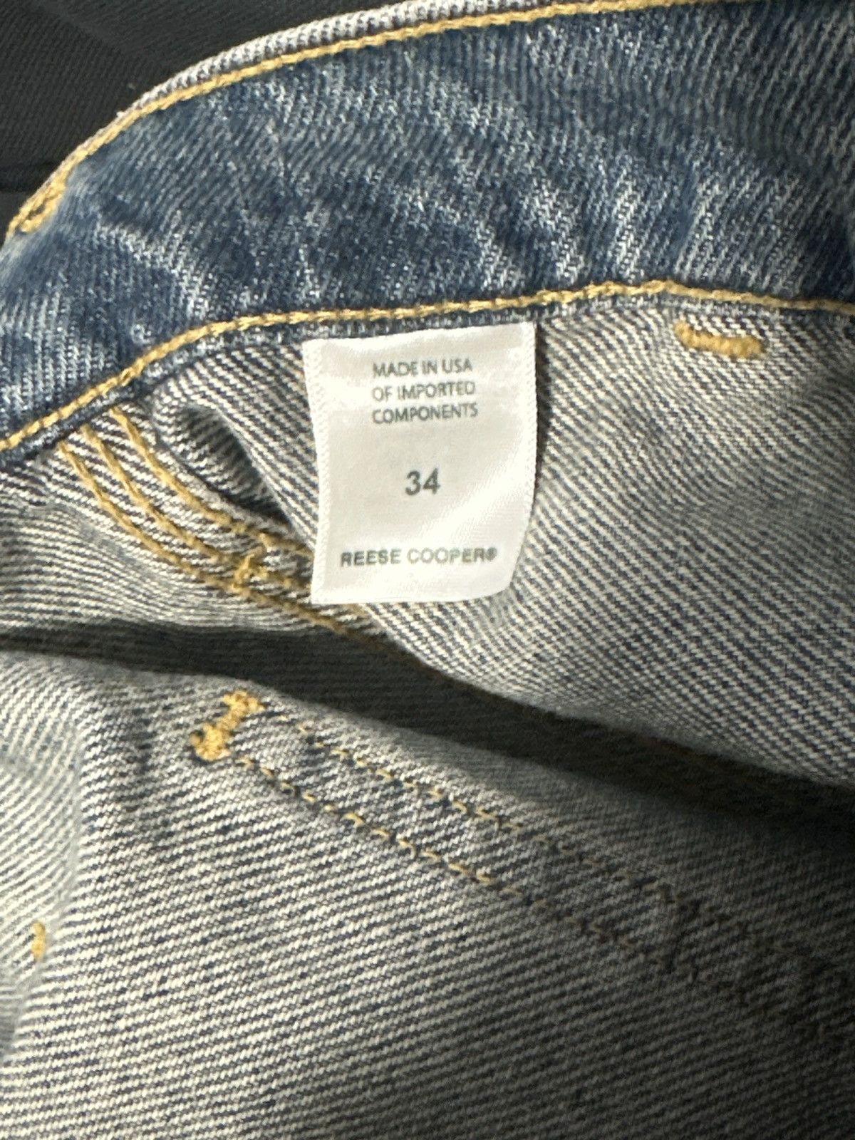 Reese Cooper Reese Cooper AW23 Washed Denim Double Knee Size US 34 / EU 50 - 5 Thumbnail