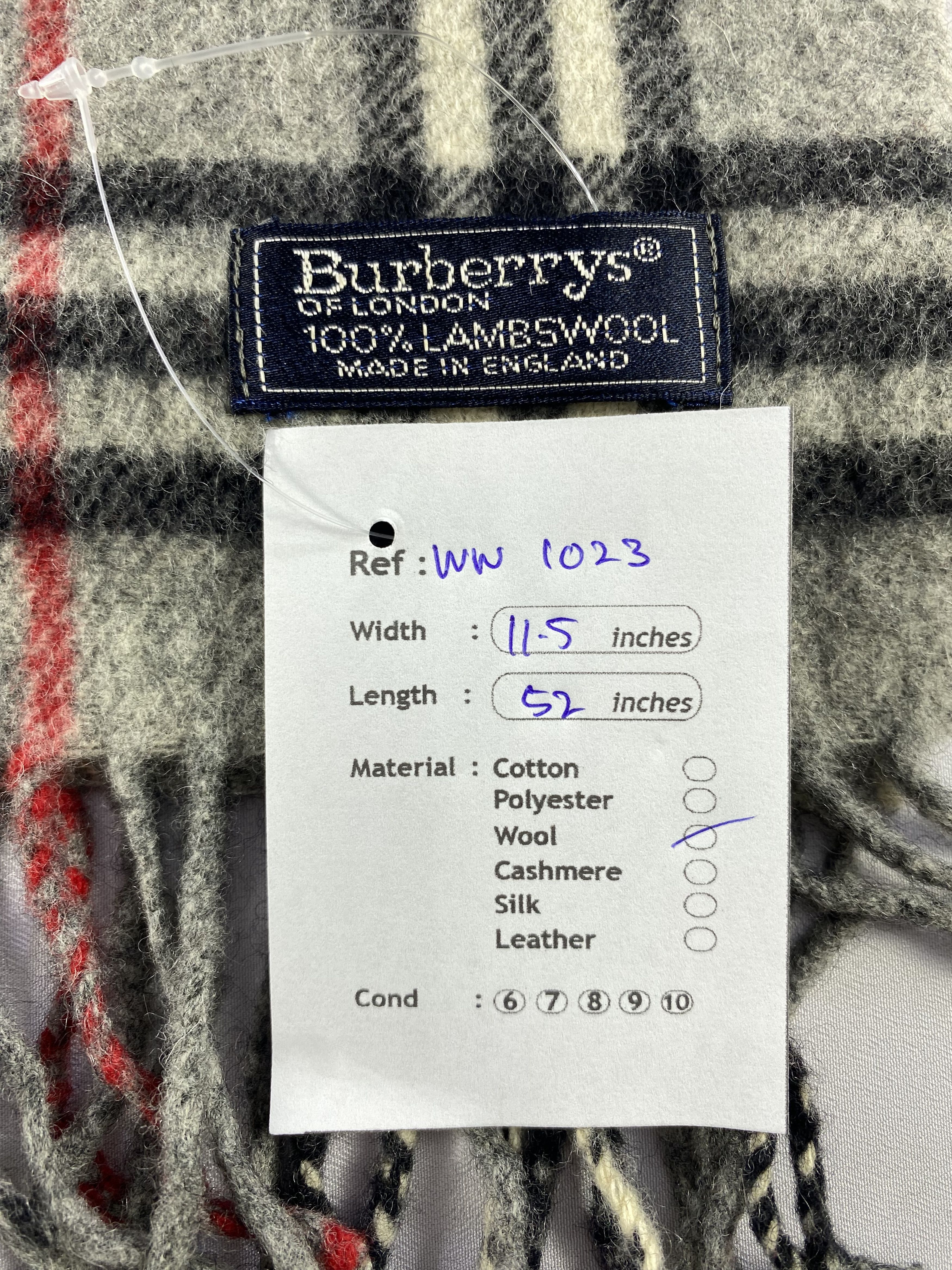 Burberry × Vintage Burberry Scarf / Muffler / Neckwear - WW1023 Size ONE SIZE - 5 Thumbnail