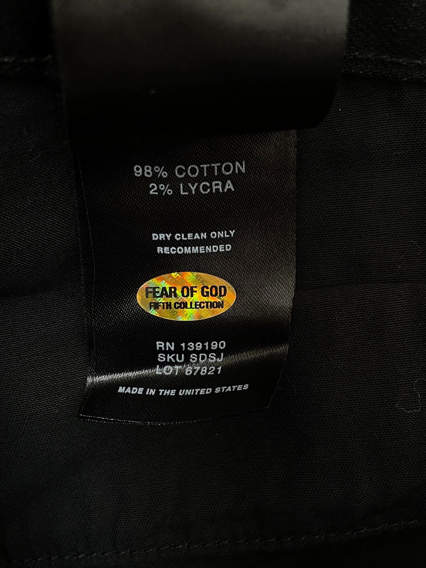 Fear of God Fear of God New with Tags Zip Cuff Straight Jeans W31 Size US 31 - 5 Thumbnail
