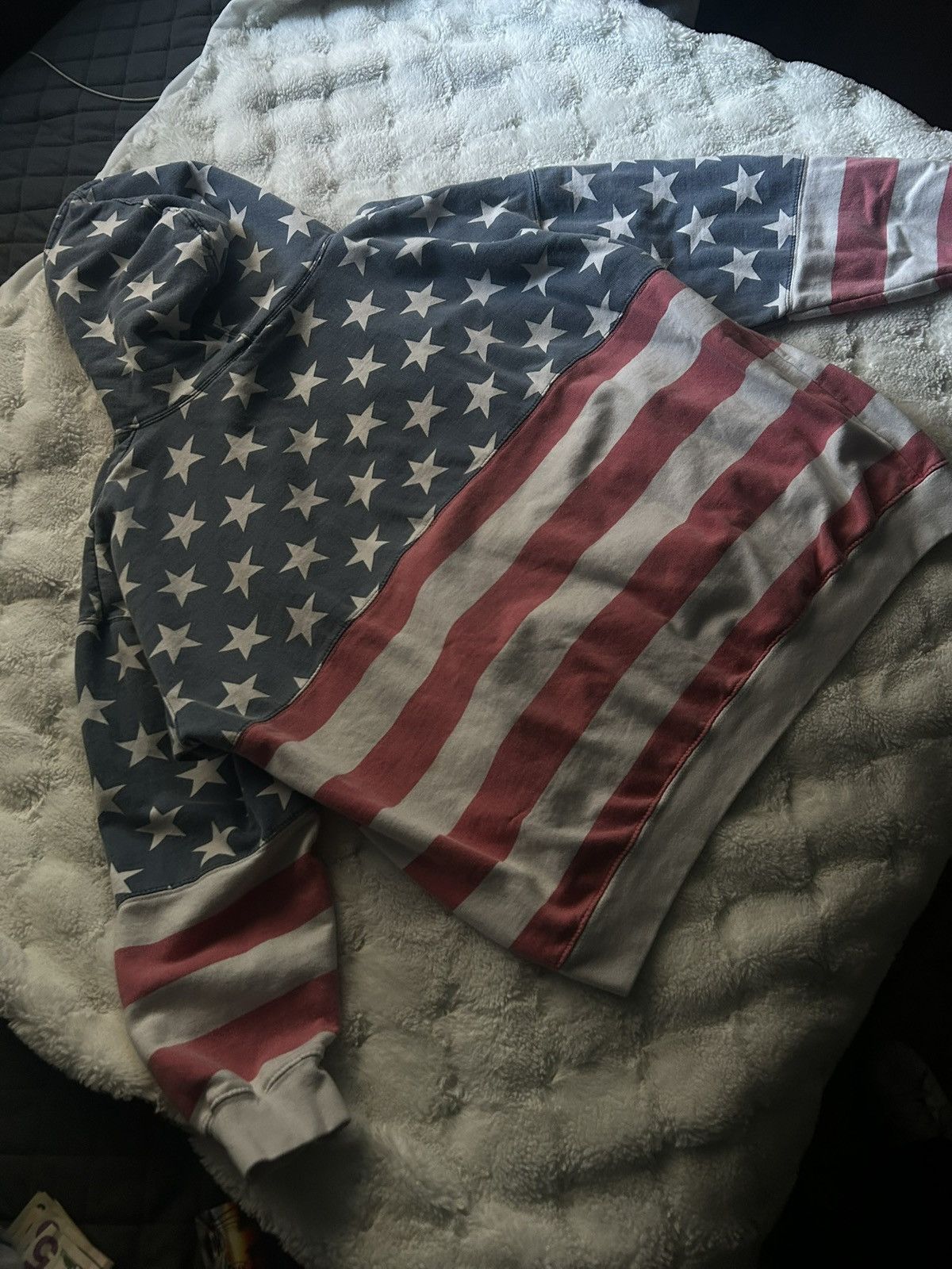 Vintage Vintage America Flag hoodie Size US XL / EU 56 / 4 - 5 Thumbnail