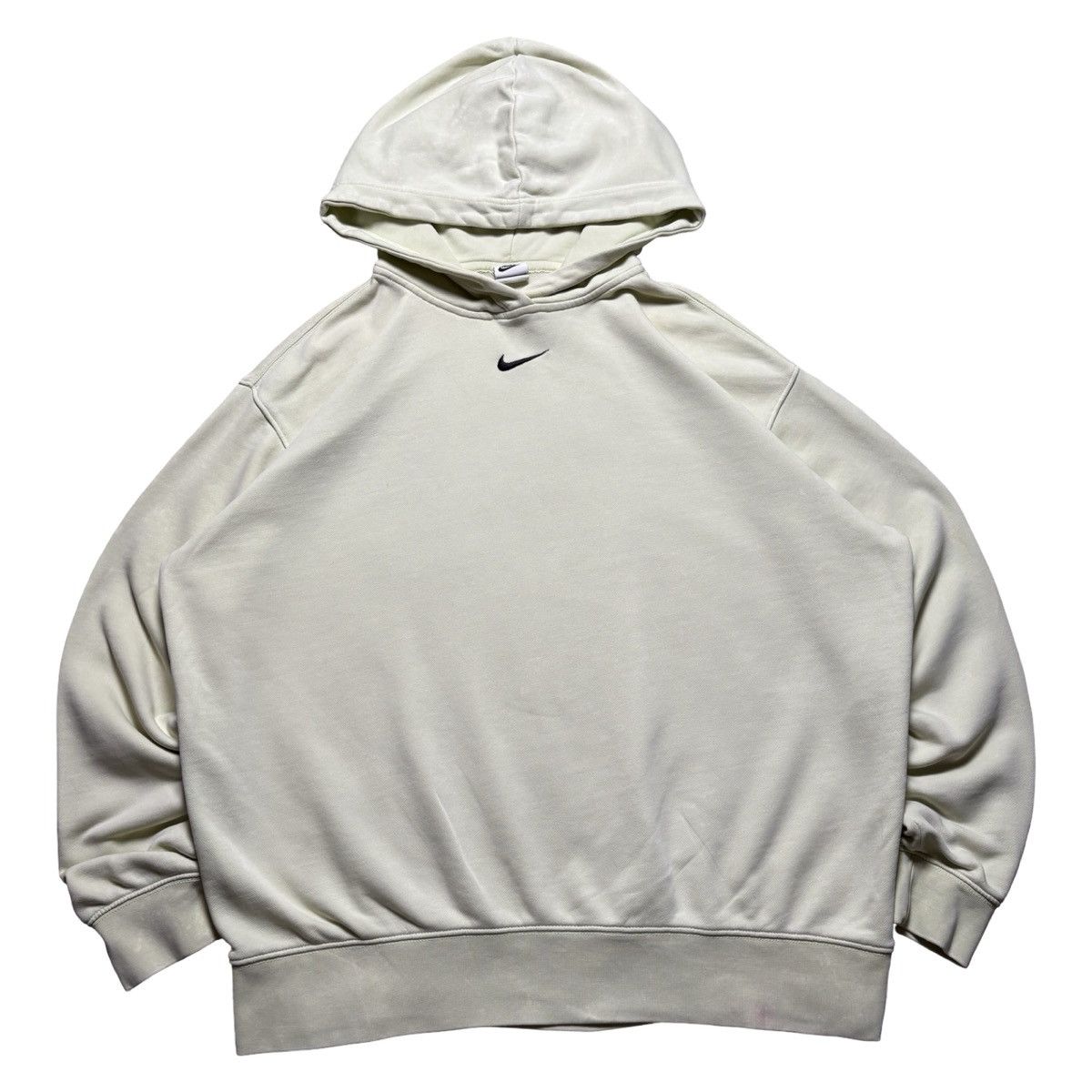 Nike Y2K Nike Center Swoosh Pullover Hoodie Green Stone Wash M Size US M / EU 48-50 / 2 - 1 Thumbnail