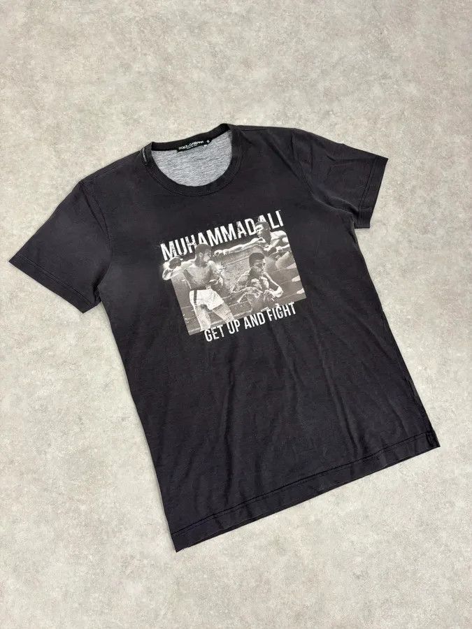 Dolce & Gabbana 2000s Dolce & Gabbana Black Muhammad Ali T-Shirt Size US S / EU 44-46 / 1 - 4 Thumbnail