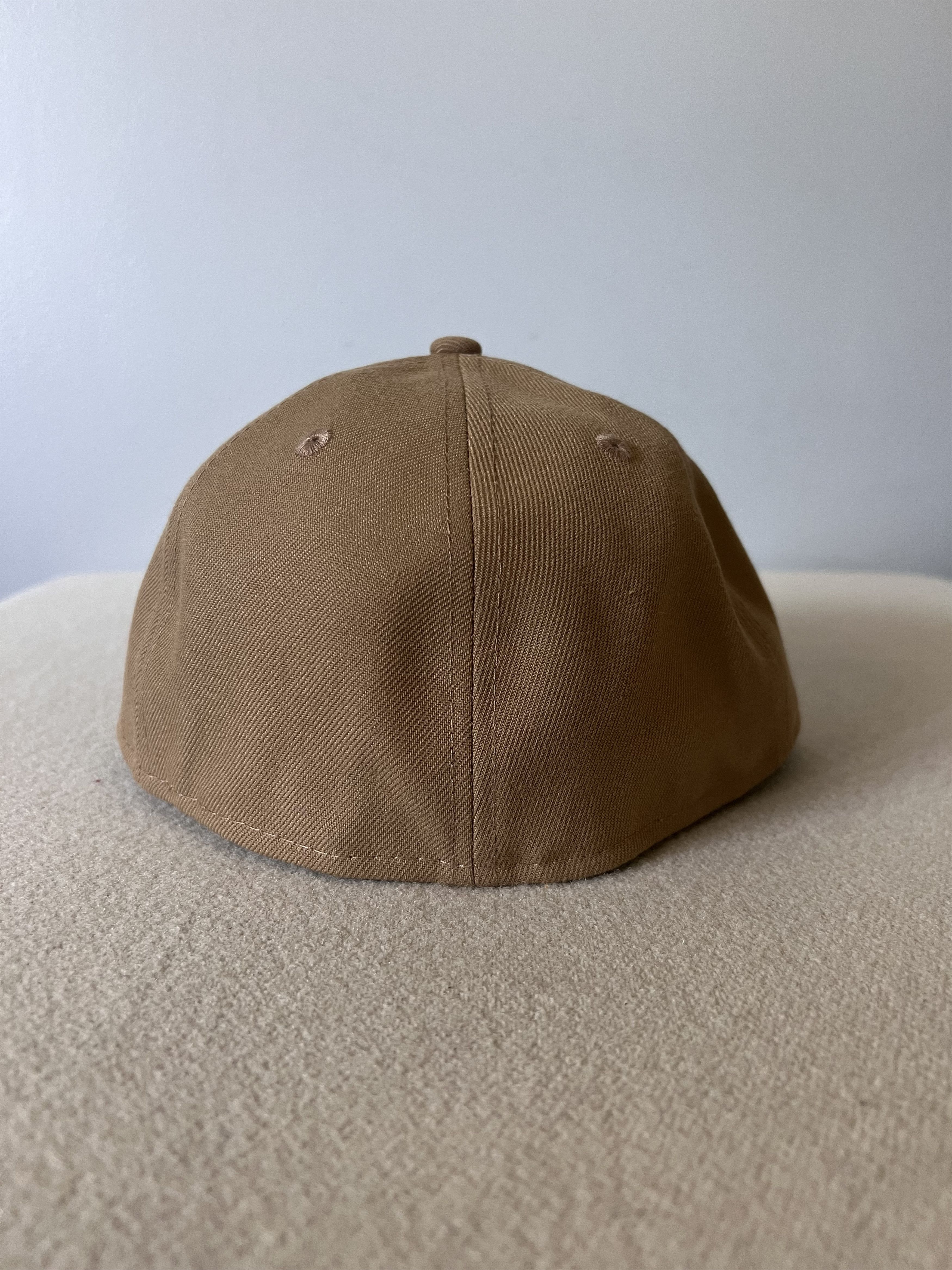 Bape 7 1/2 Bape New Era 59FIFTY Low Profile Fitted Hat in Beige Size ONE SIZE - 5 Thumbnail