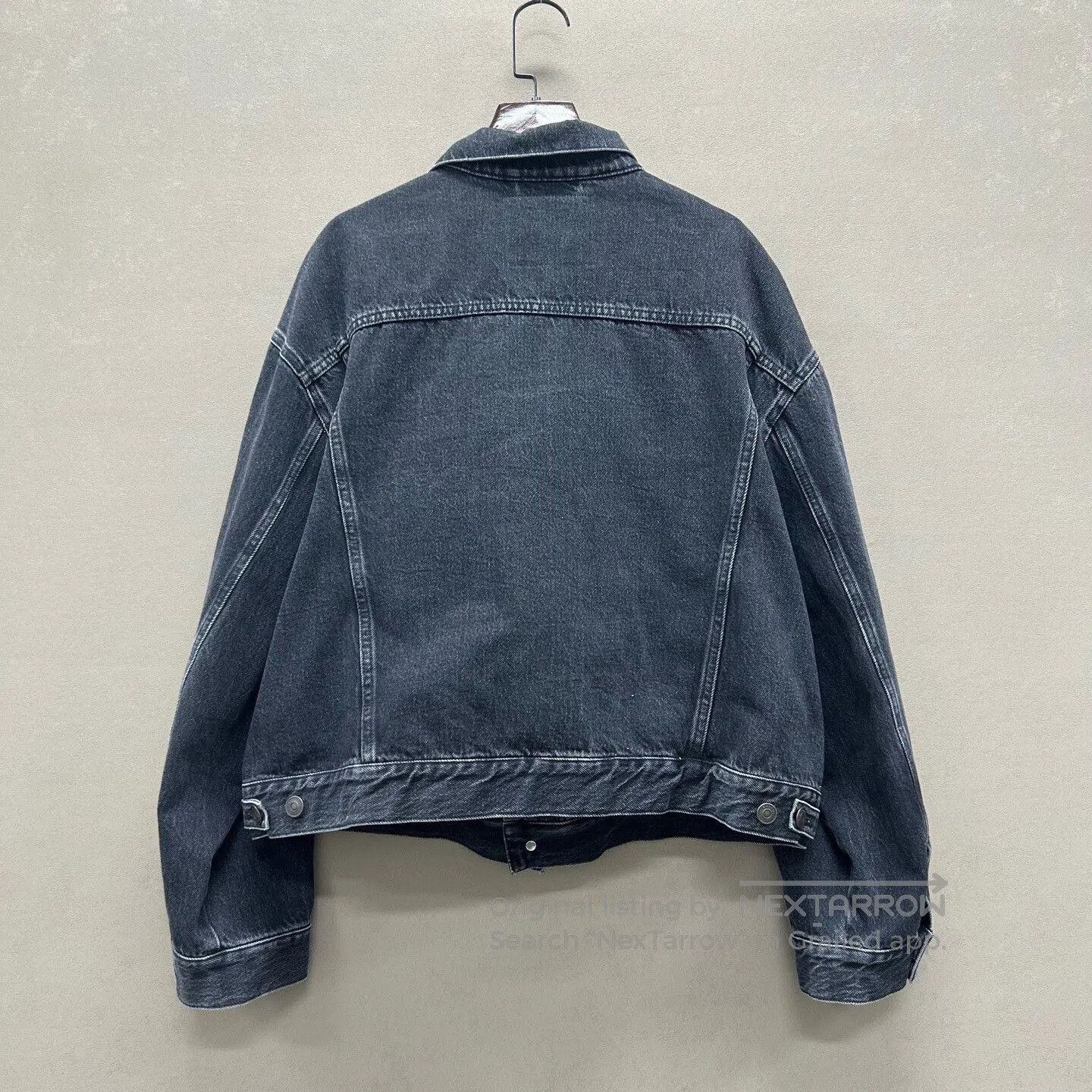 Balenciaga Balenciaga Vintage Distressed Denim Jacket. Size US S / EU 44-46 / 1 - 2 Thumbnail