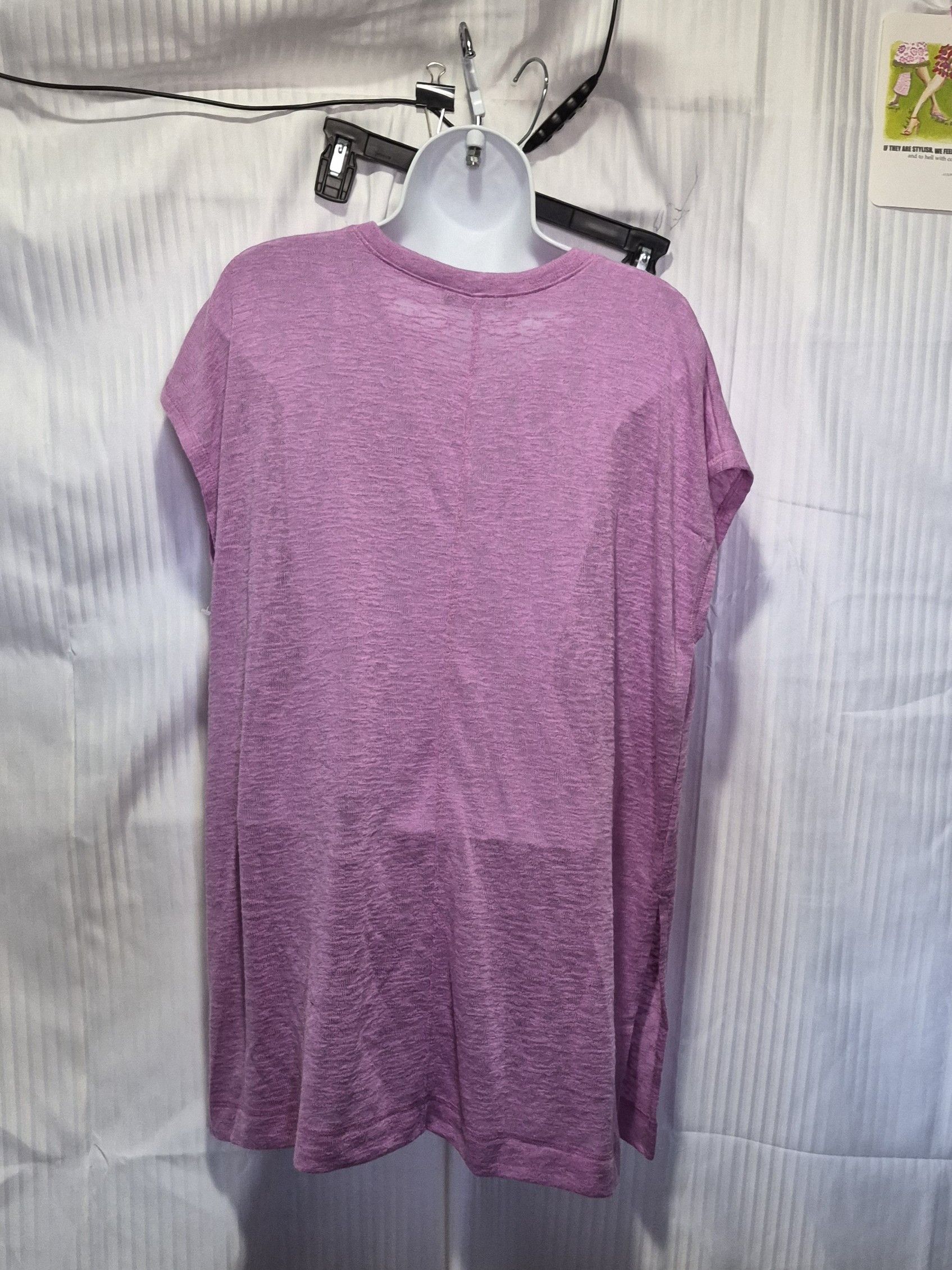 Other Nally & Millie Small/Medium Lilac V-Neck Tunic Top NWT Size M / US 6-8 / IT 42-44 - 3 Thumbnail