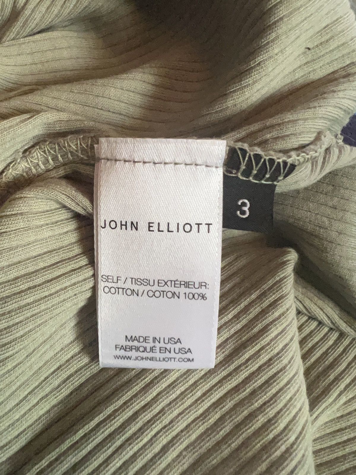 John Elliott John Elliott Cotton Rib Tank Dress Size L / US 10 / IT 46 - 3 Thumbnail