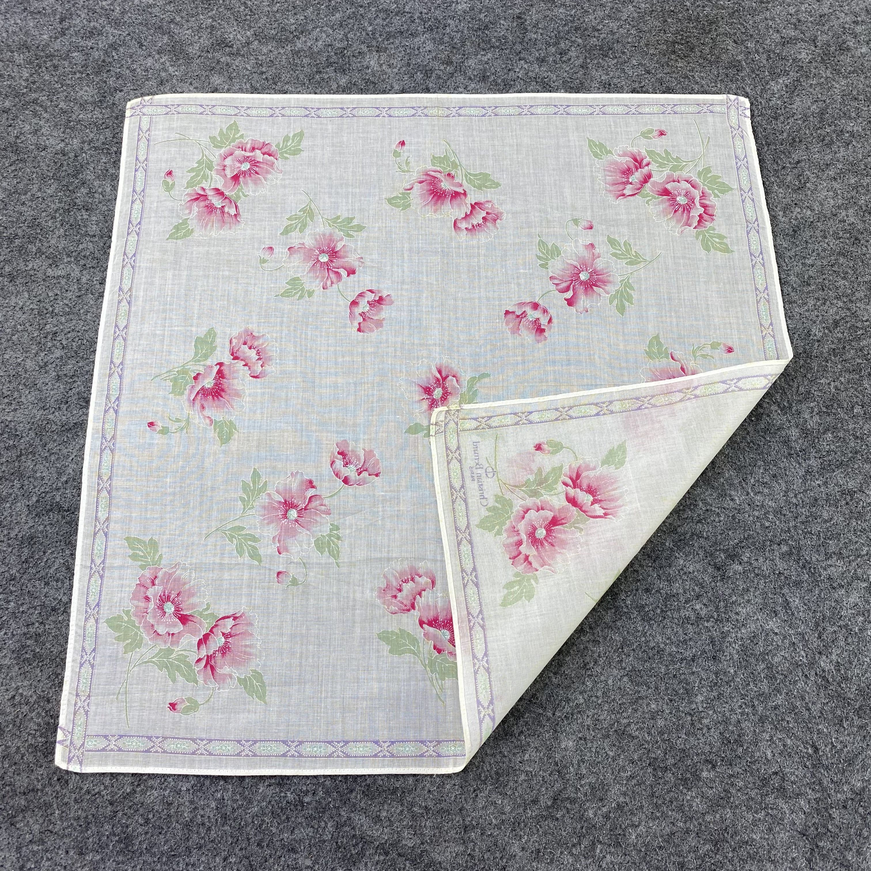 Vintage Christian Bernard Handkerchief / Bandana / Neckerchief-B1329 Size ONE SIZE - 6 Thumbnail