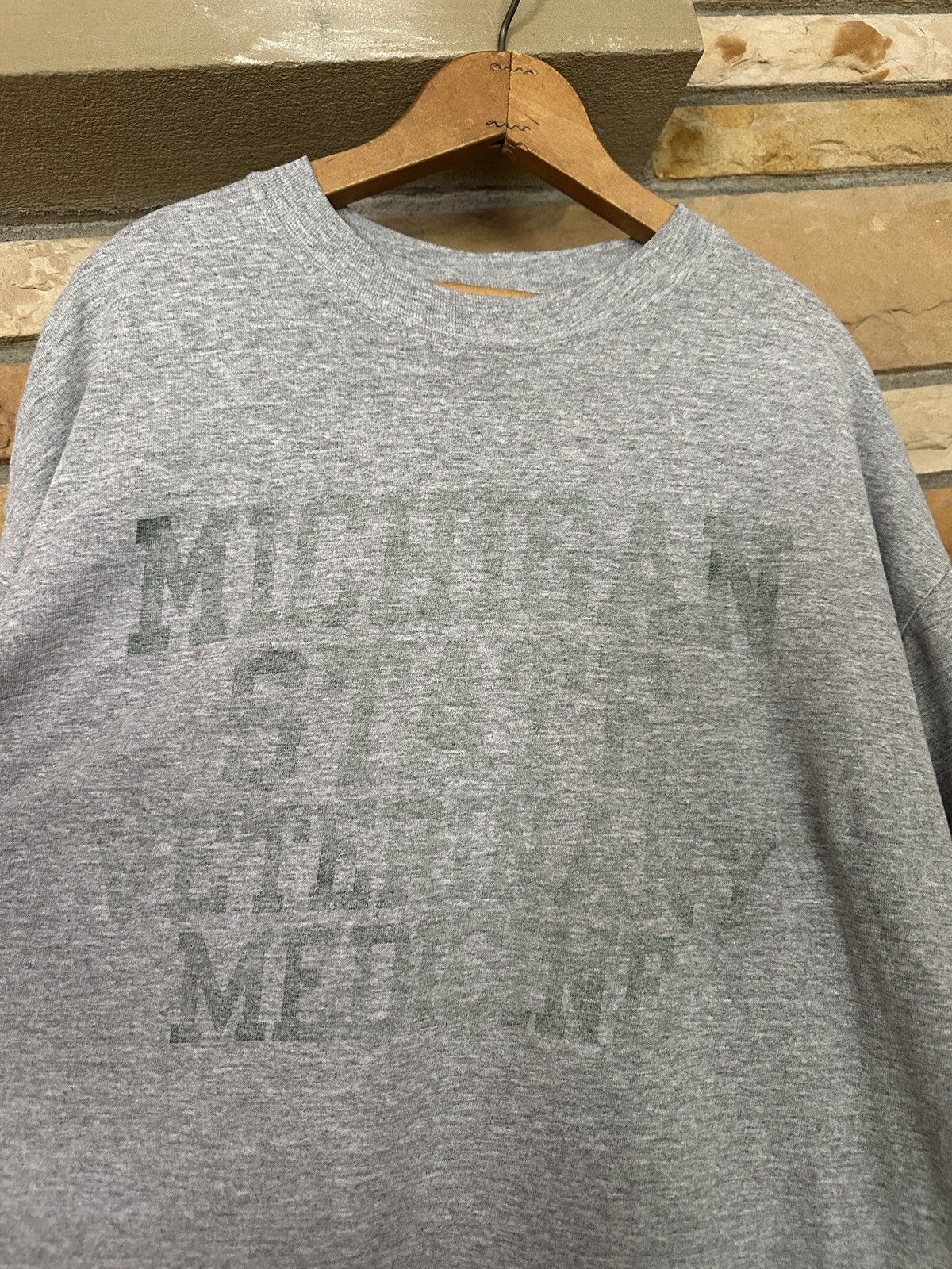 Vintage Vintage Y2K Michigan State Veterinary Medicine Graphic Tee Size US L / EU 52-54 / 3 - 2 Thumbnail