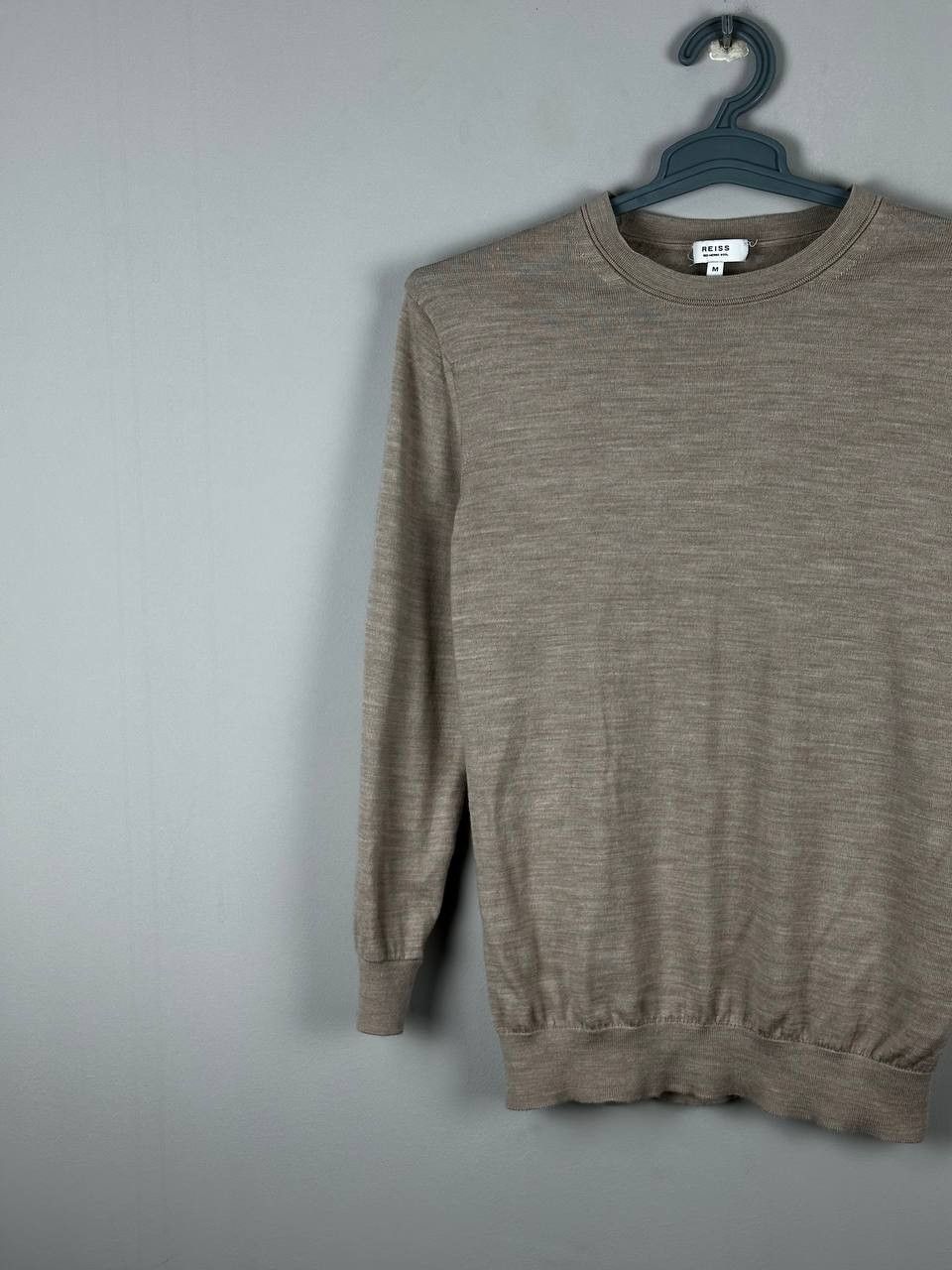 Reiss Reiss Beige Merino Wool Sweater Pullover Size US M / EU 48-50 / 2 - 3 Thumbnail