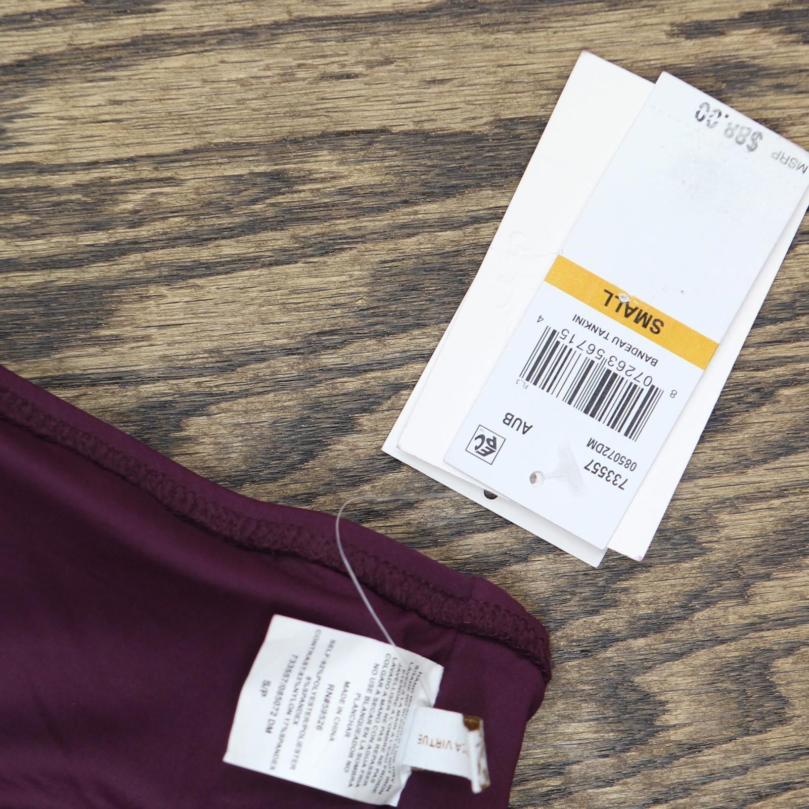 Other New Becca Muse Tankini Swim Top 733557 Aubergine Purple S Size ONE SIZE - 3 Thumbnail