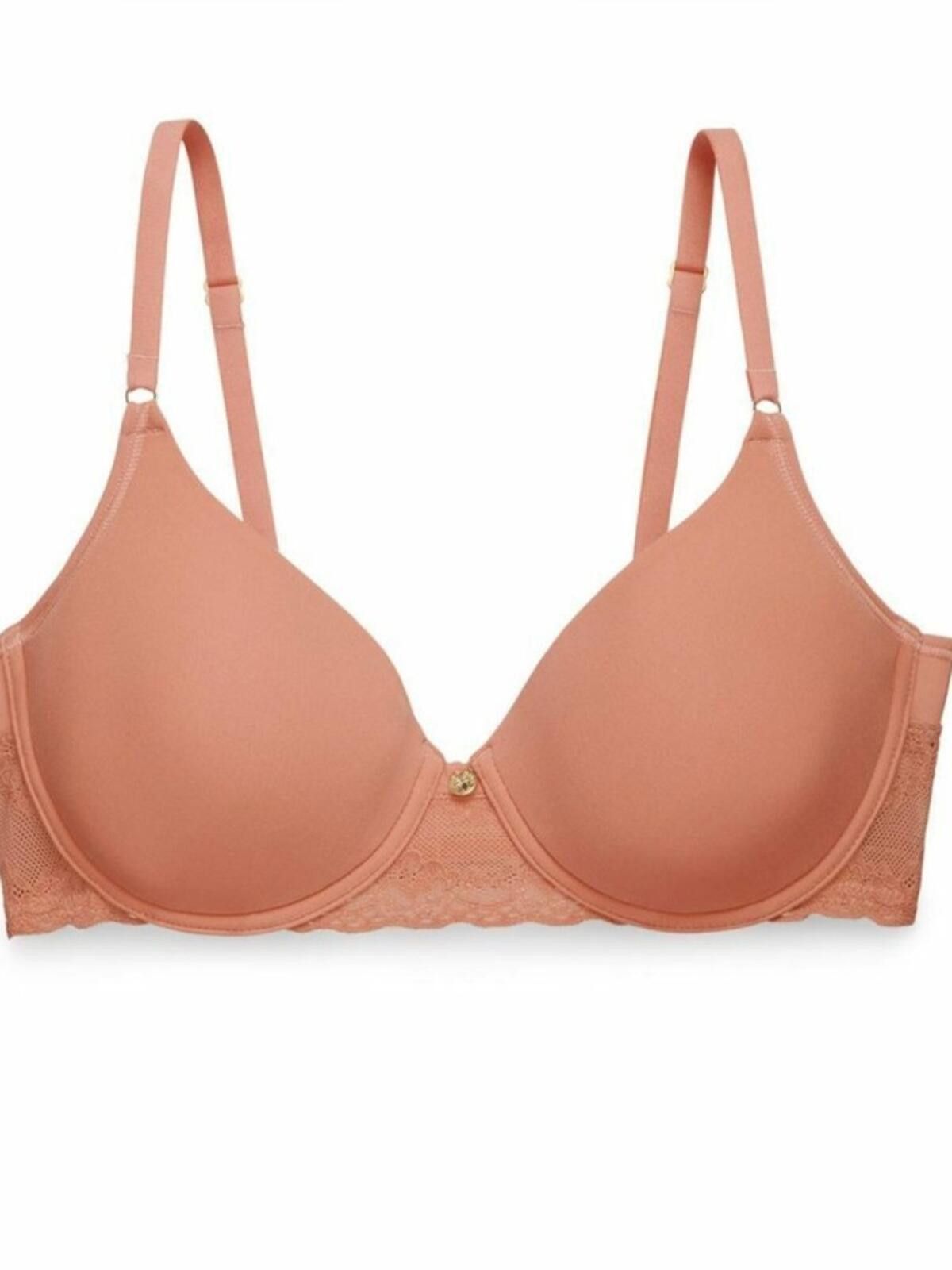Modern Notoriety Natori beige rosey padded lace t shirt bra 32c Size ONE SIZE - 1 Thumbnail