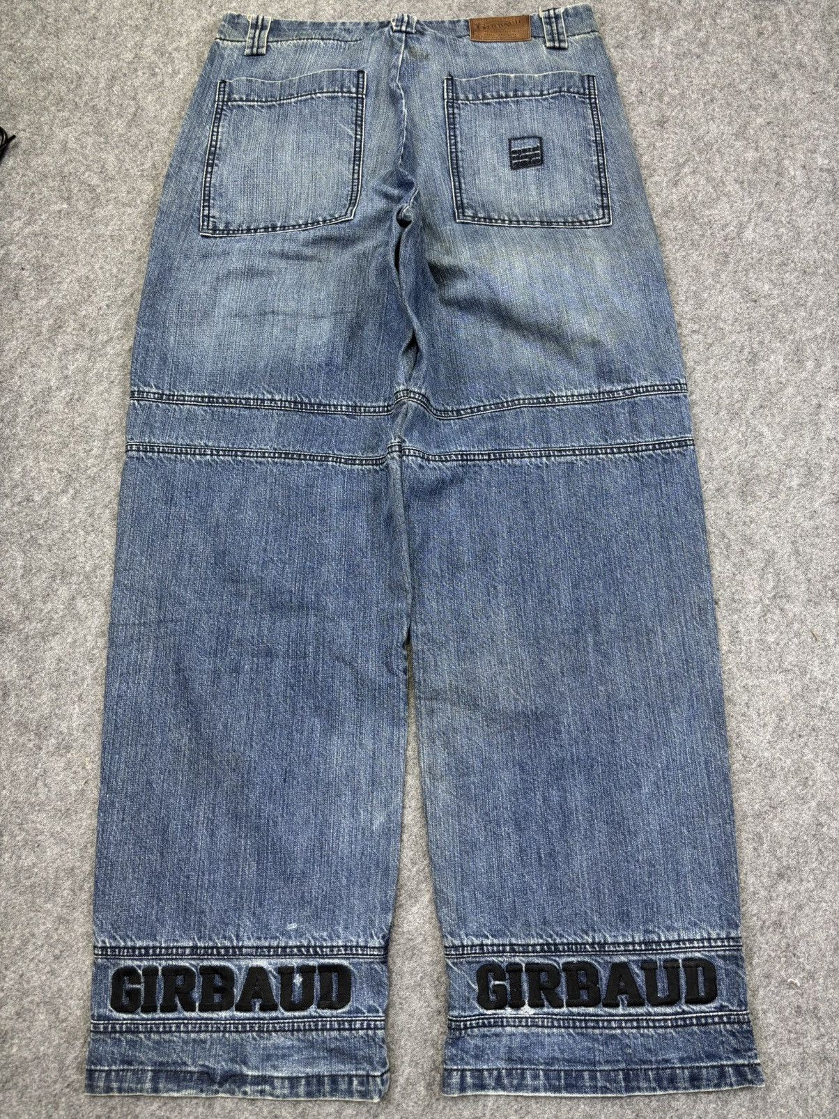 Marithe + Francois Girbaud 💥Super Baggy💥MFG Multipocket Double Knee Style Denim F888 Size US 36 / EU 52 - 17 Thumbnail