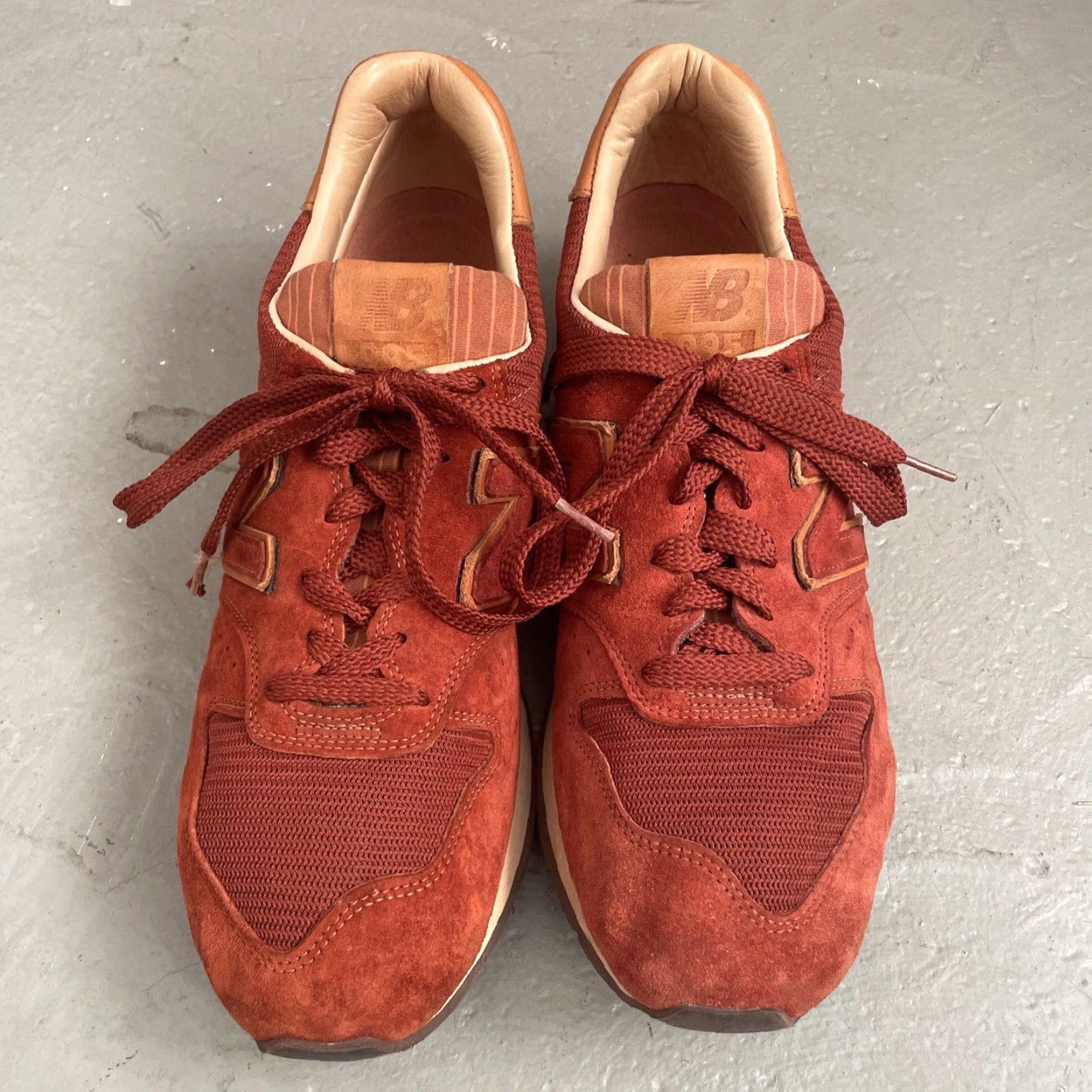 New Balance New Balance 995 Baseball Leather Made In USA Size 13 Brown Mens Sneaker M995BDG Size US 13 / EU 46 - 2 Thumbnail