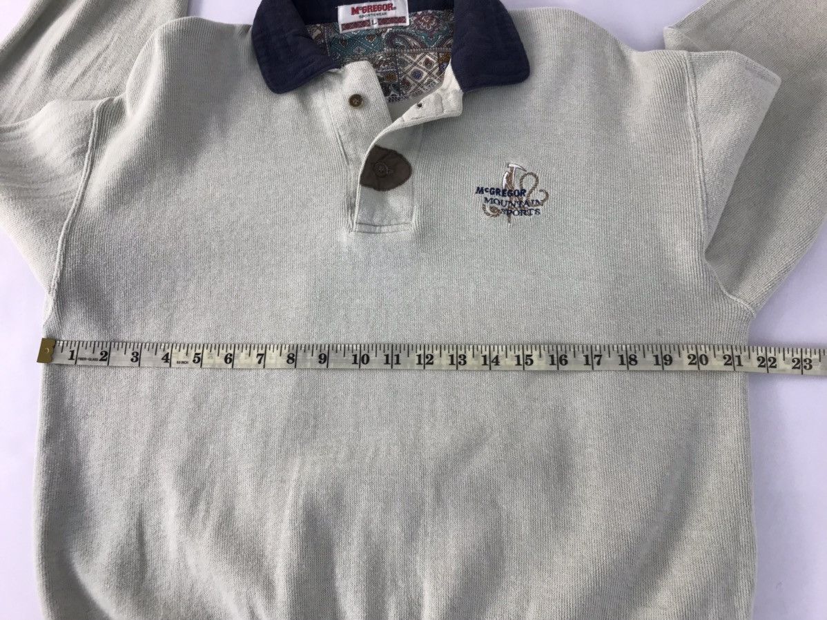 McGregor Vintage Sweatshirt McGregor Sportwear Half button Style Size US L / EU 52-54 / 3 - 10 Thumbnail