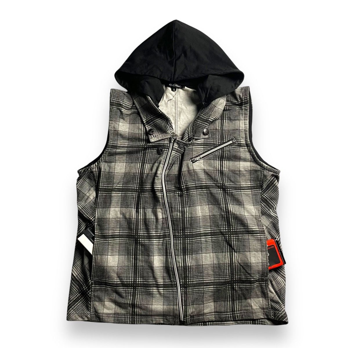 🇯🇵 CLASH AHEAD PUNK GOTHIC ASYMMETRICAL SLEEVELESS JACKET