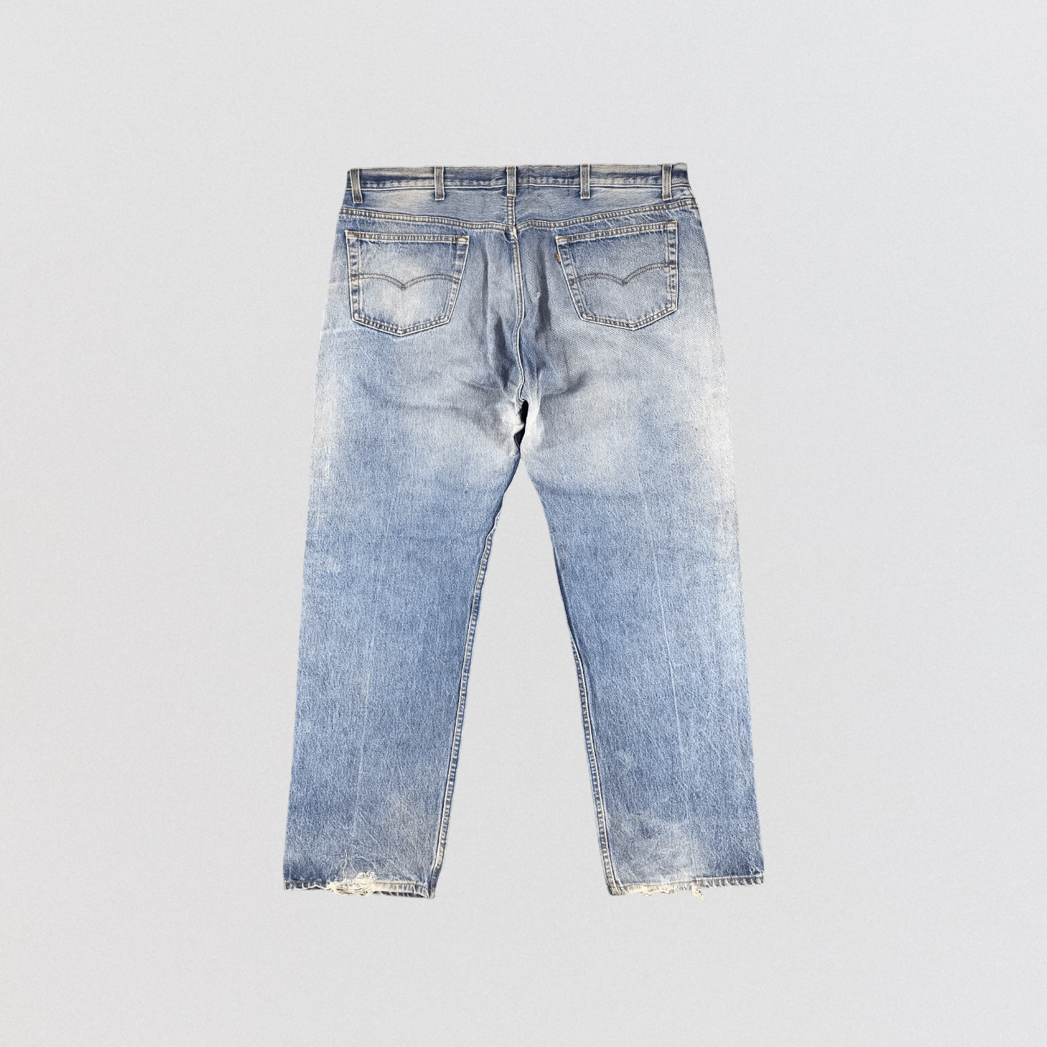 Levi's × Vintage Vintage 90s Light Wash Levis 501 Jeans-JM866 Size US 43 - 2 Thumbnail