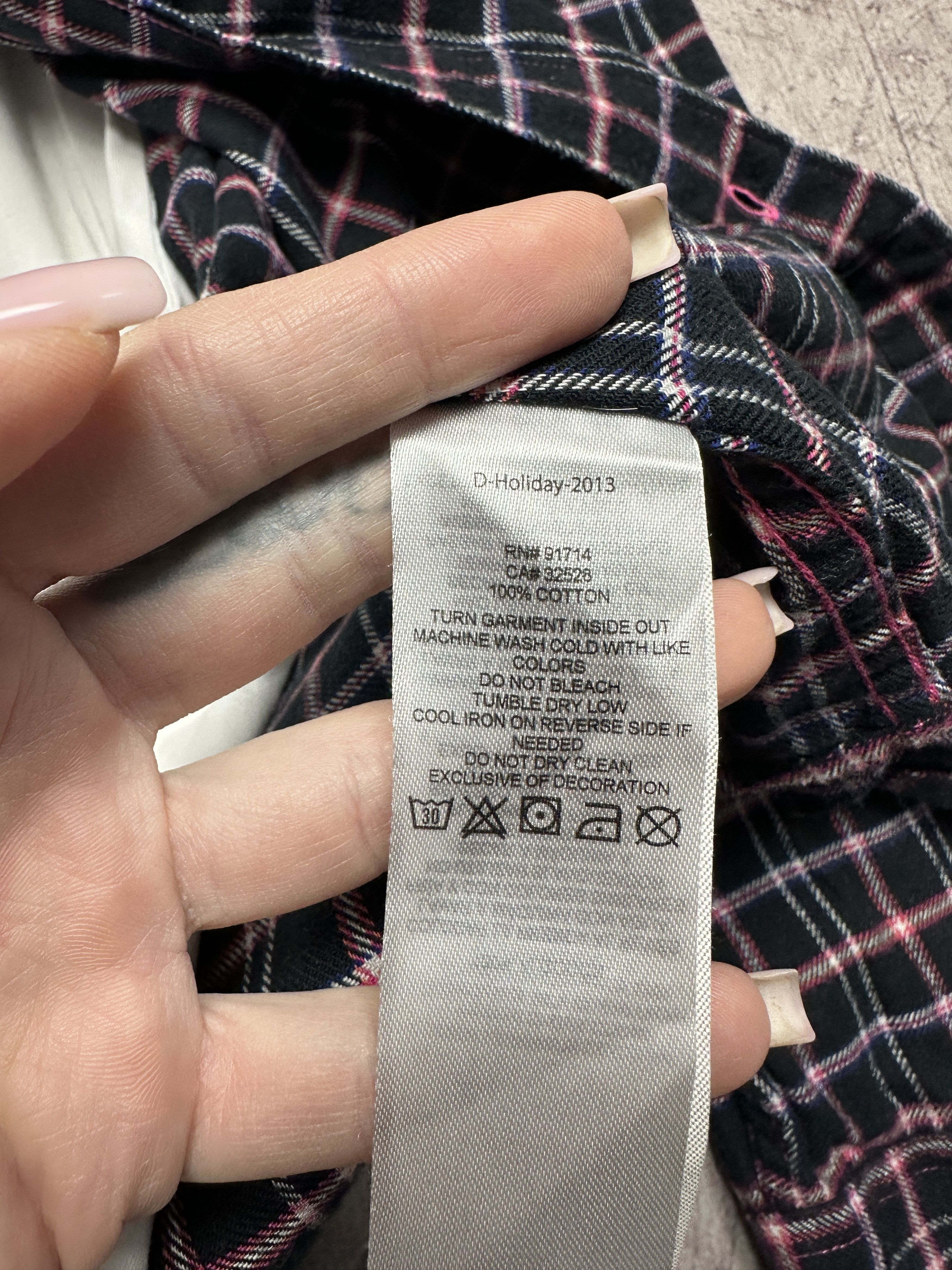 Armani Exchange Armani Exchange Mens Flannel Long Sleeve Shirt Size US L / EU 52-54 / 3 - 4 Thumbnail