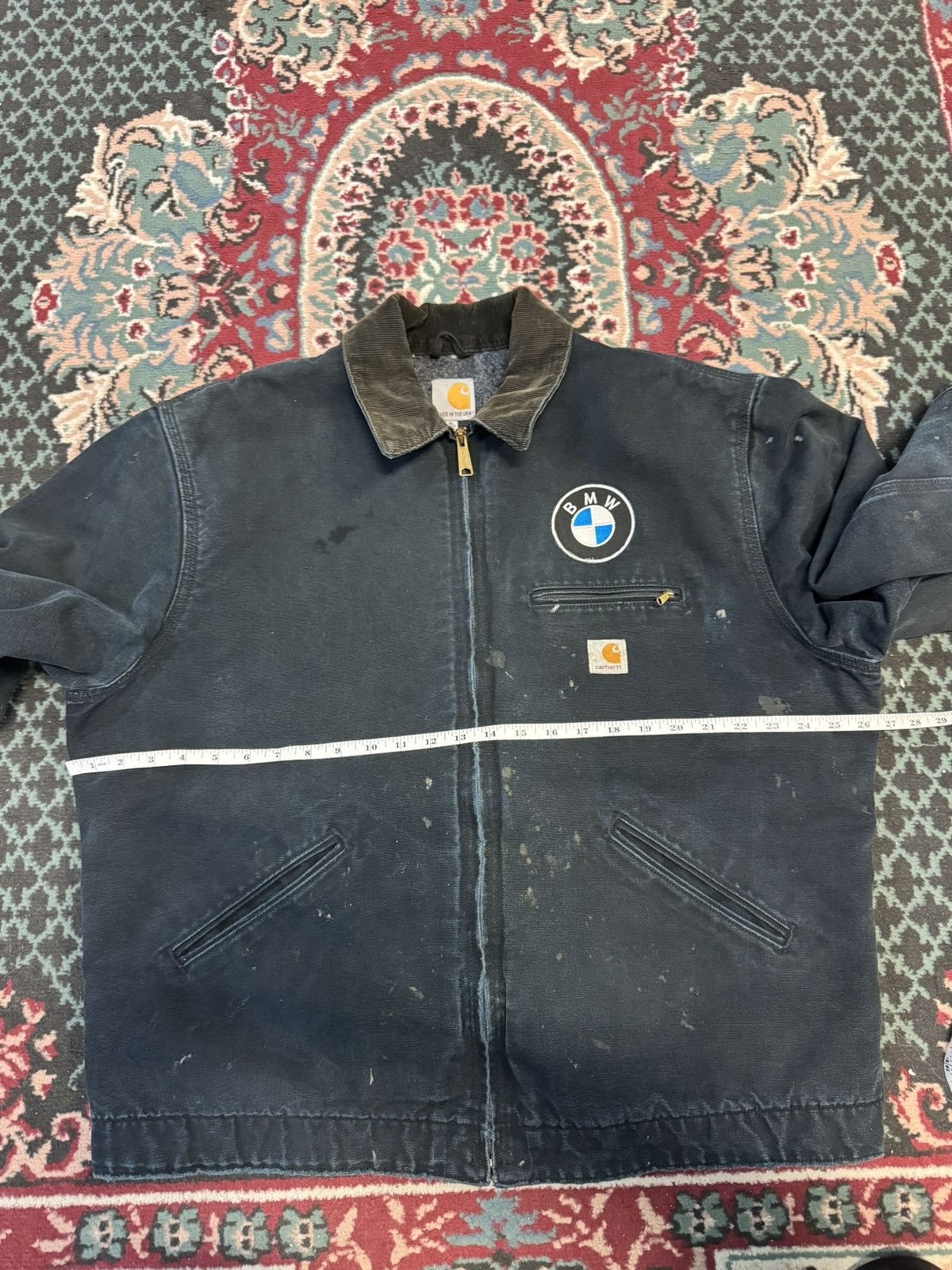 Carhartt Carhartt Workwear BMW J001 BLK Detroit Blanket Lined JKT Size US XL / EU 56 / 4 - 15 Thumbnail