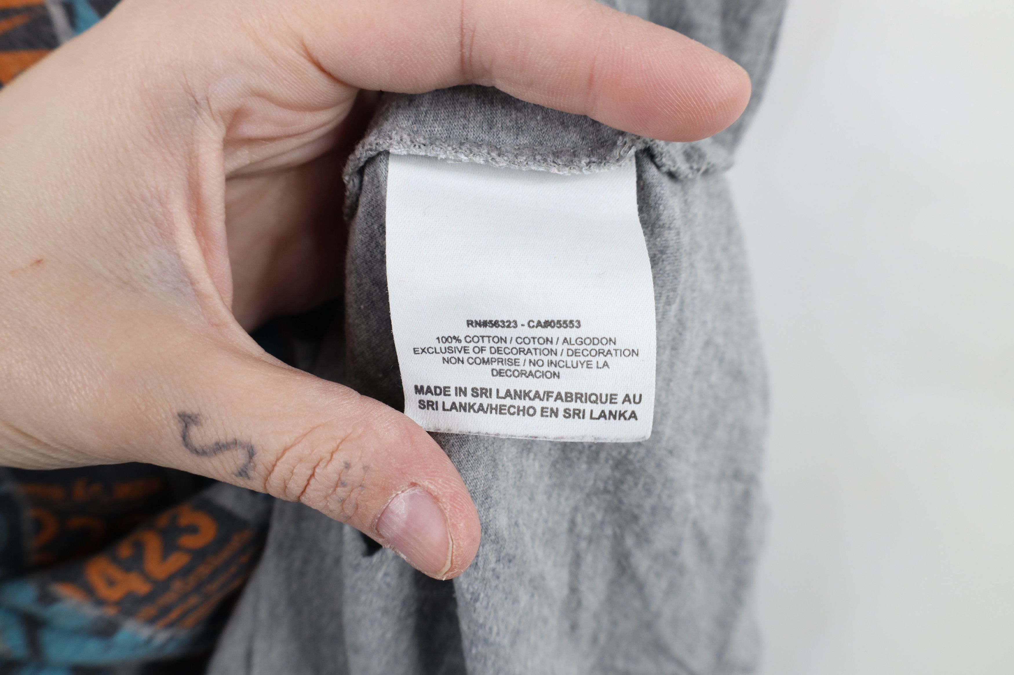 Nike × Vintage Vintage Nike Netherlands For It Short Sleeve T-Shirt Gray Size L / US 10 / IT 46 - 10 Thumbnail
