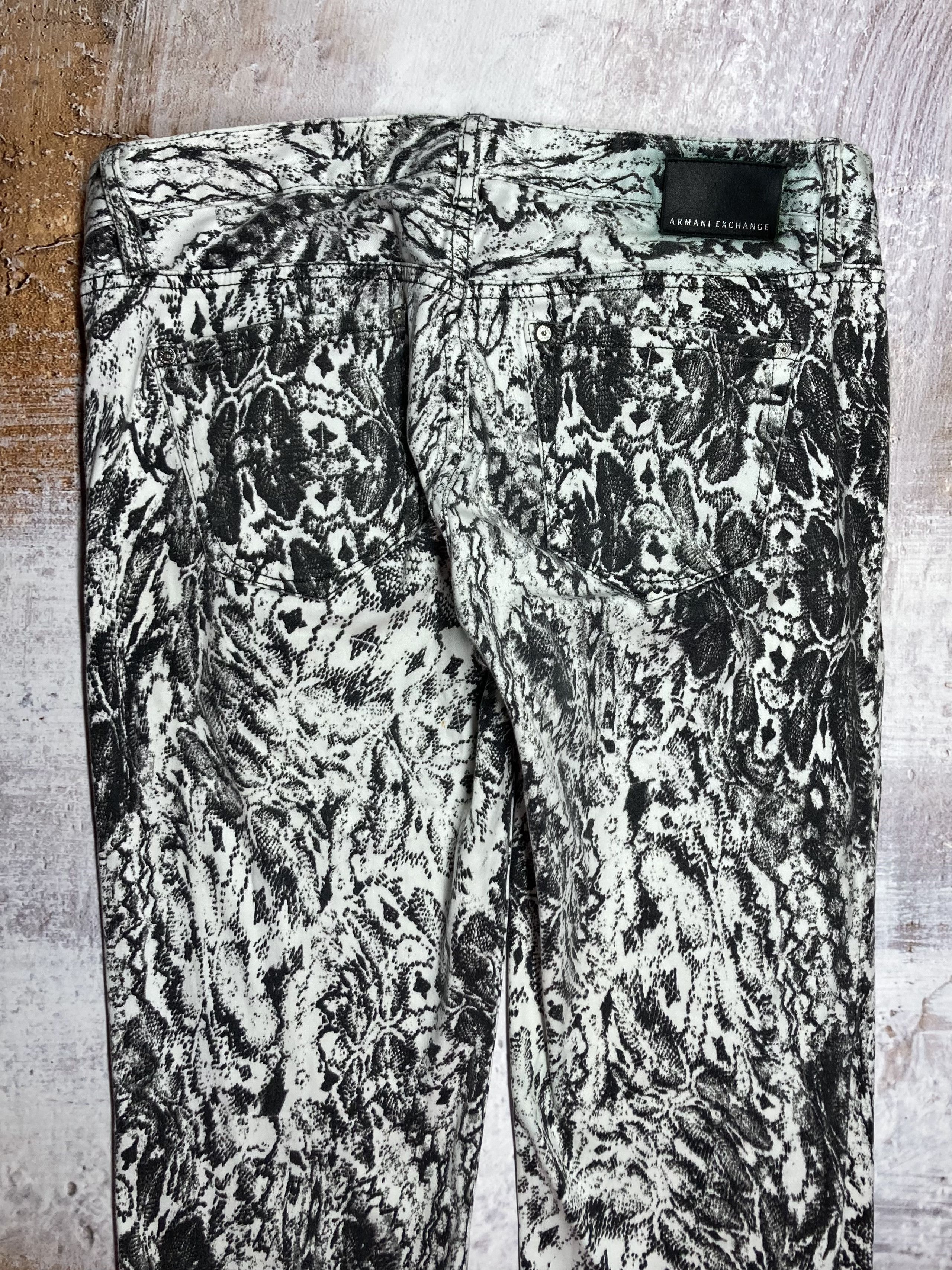 Vintage Vintage Abstract Print Pants Armani Exchange Women’s Size S Size 36" / US 14 / IT 50 - 7 Thumbnail