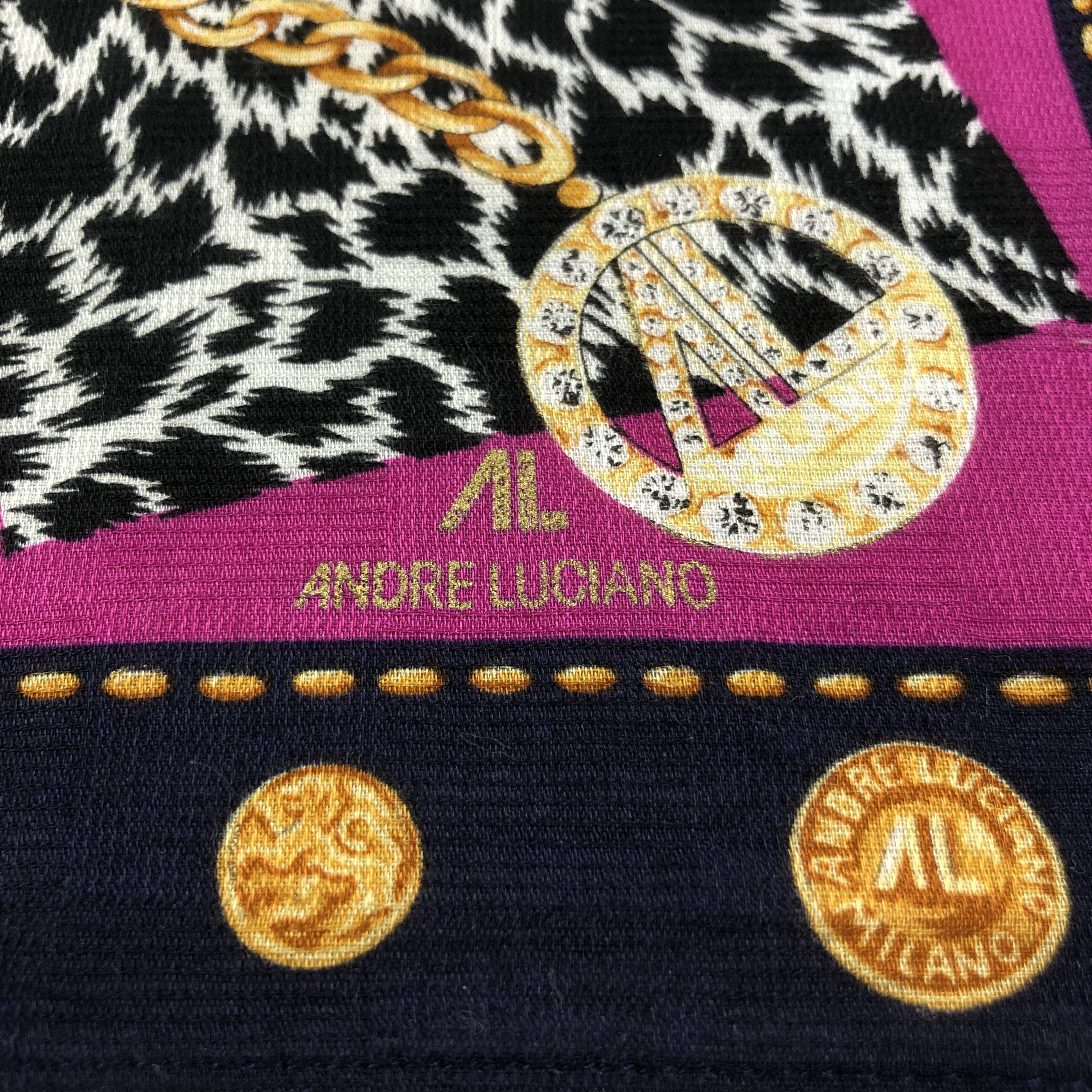Andreluciano × Vintage Andre Luciano Handkerchief Neckerchief Bandana H1577 Size ONE SIZE - 4 Thumbnail