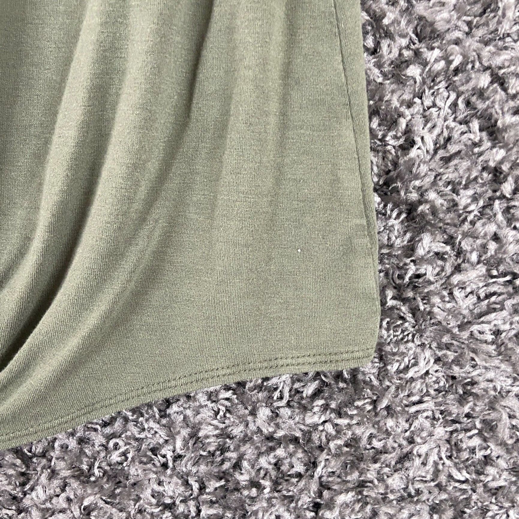 Loft VINTAGE? No. Loft Outlet Women Blouse Short Sleeve Tie Green L Size L / US 10 / IT 46 - 2 Thumbnail