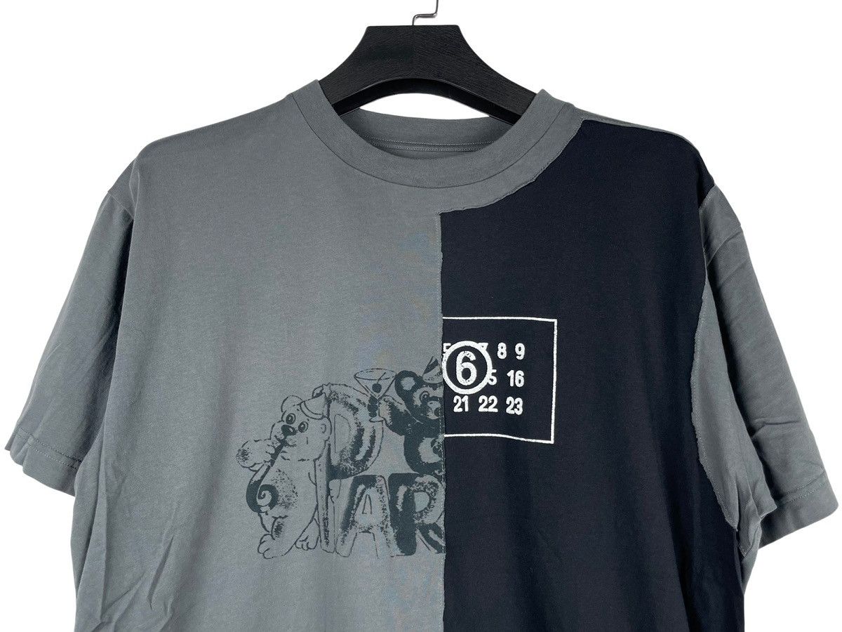 Maison Margiela Maison Margiela MM6 Split Number Logo Tee Size US M / EU 48-50 / 2 - 3 Thumbnail