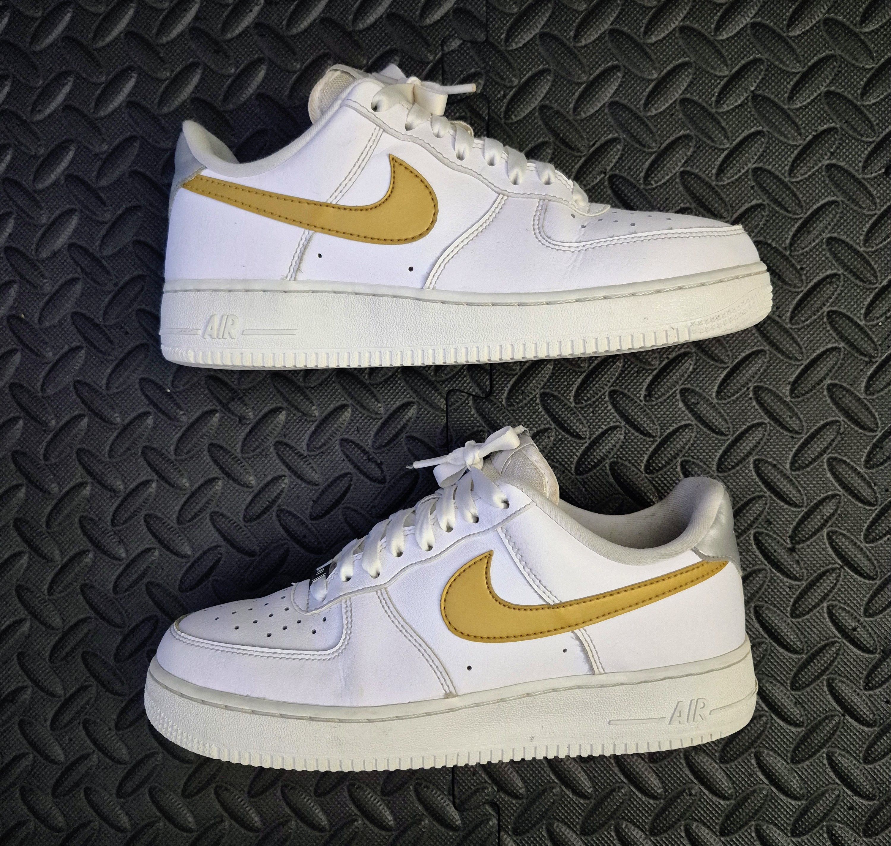 Nike Size 9W - Nike Air Force 1 Low '07 White Gold (DD8959-106) Size US 9 / IT 39 - 3 Thumbnail