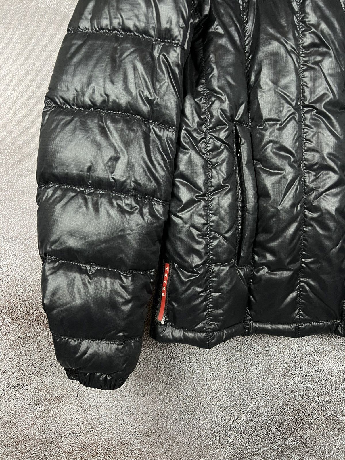 Prada Rare‼️2006 Prada Active Sport red tab shiny puffer jacket Size US L / EU 52-54 / 3 - 4 Thumbnail