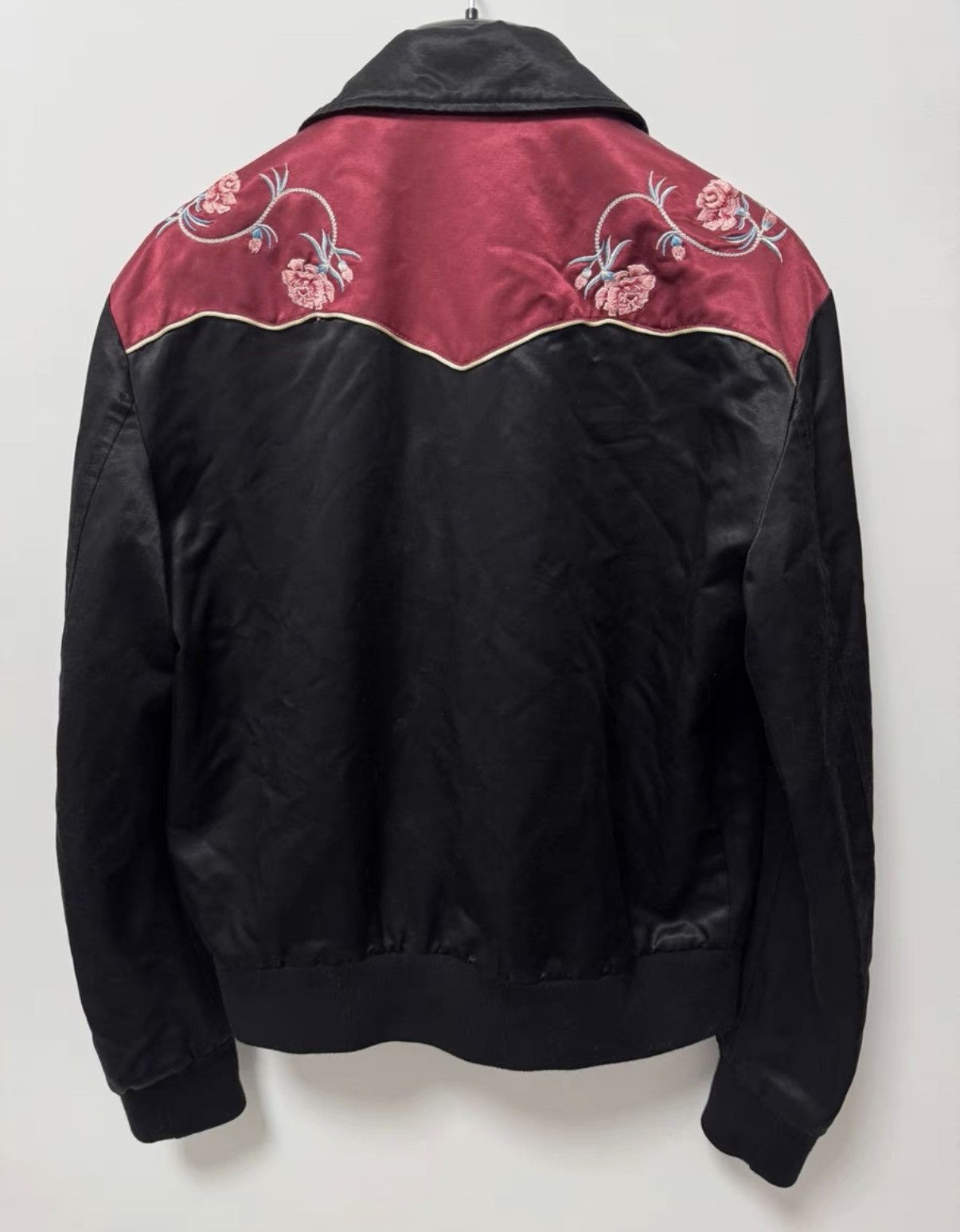 Saint Laurent Paris Saint Laurent (SLP) 16FW Embroidered Floral Varsity Jacket Size US M / EU 48-50 / 2 - 2 Thumbnail