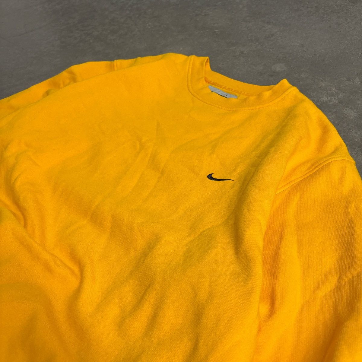 Nike × Vintage YELLOWY2K NIKE CREW Size US XL / EU 56 / 4 - 3 Thumbnail