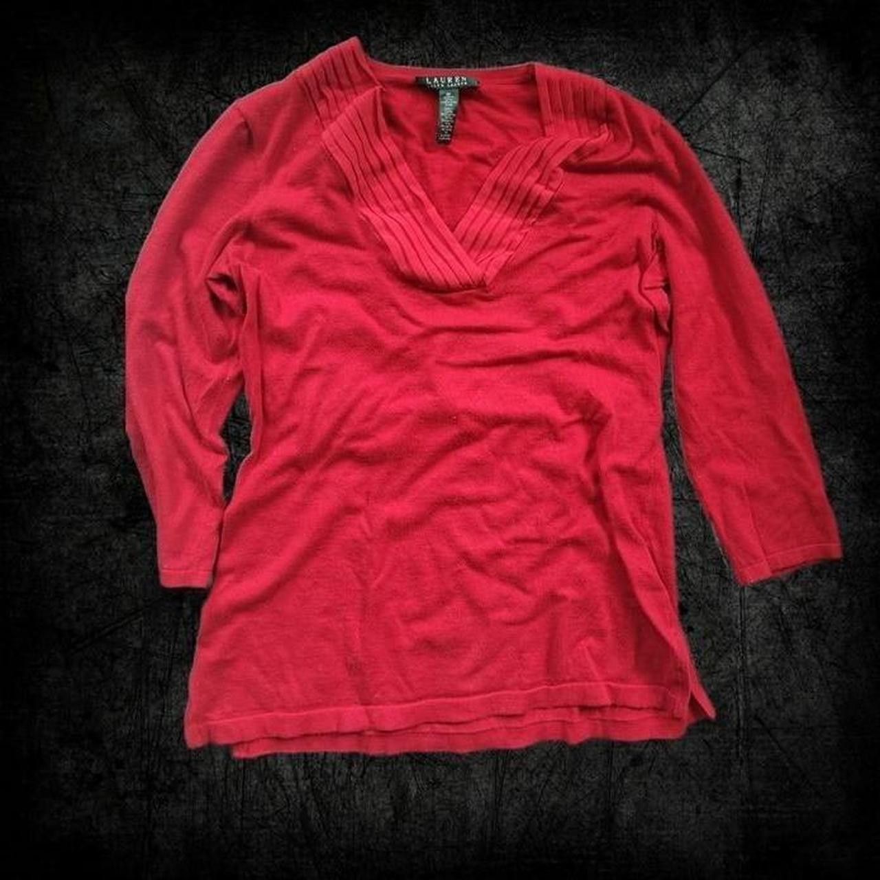 Ralph Lauren Ralph Lauren Women's Red Jumper - Size M Size M / US 6-8 / IT 42-44 - 1 Thumbnail