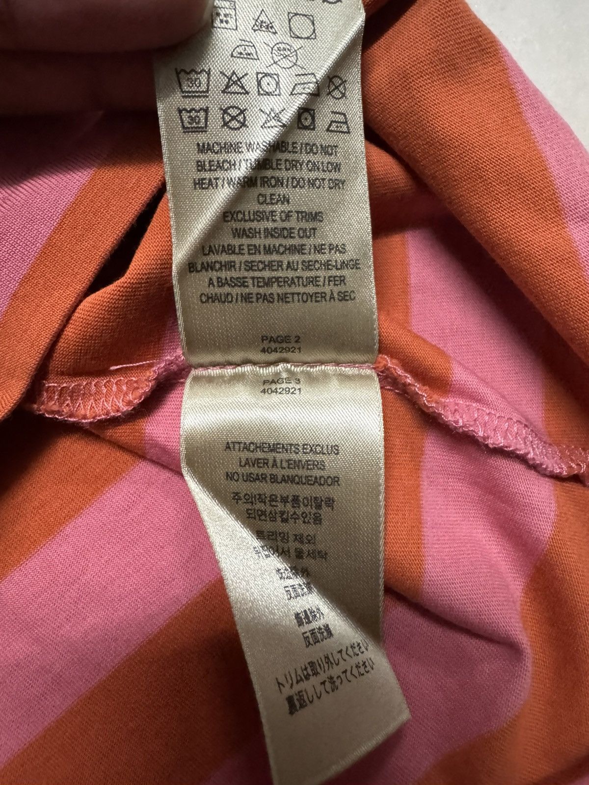 Burberry BURBERRY STRIPE EMBROIDERY LOGO TSHIRT Size US S / EU 44-46 / 1 - 10 Thumbnail
