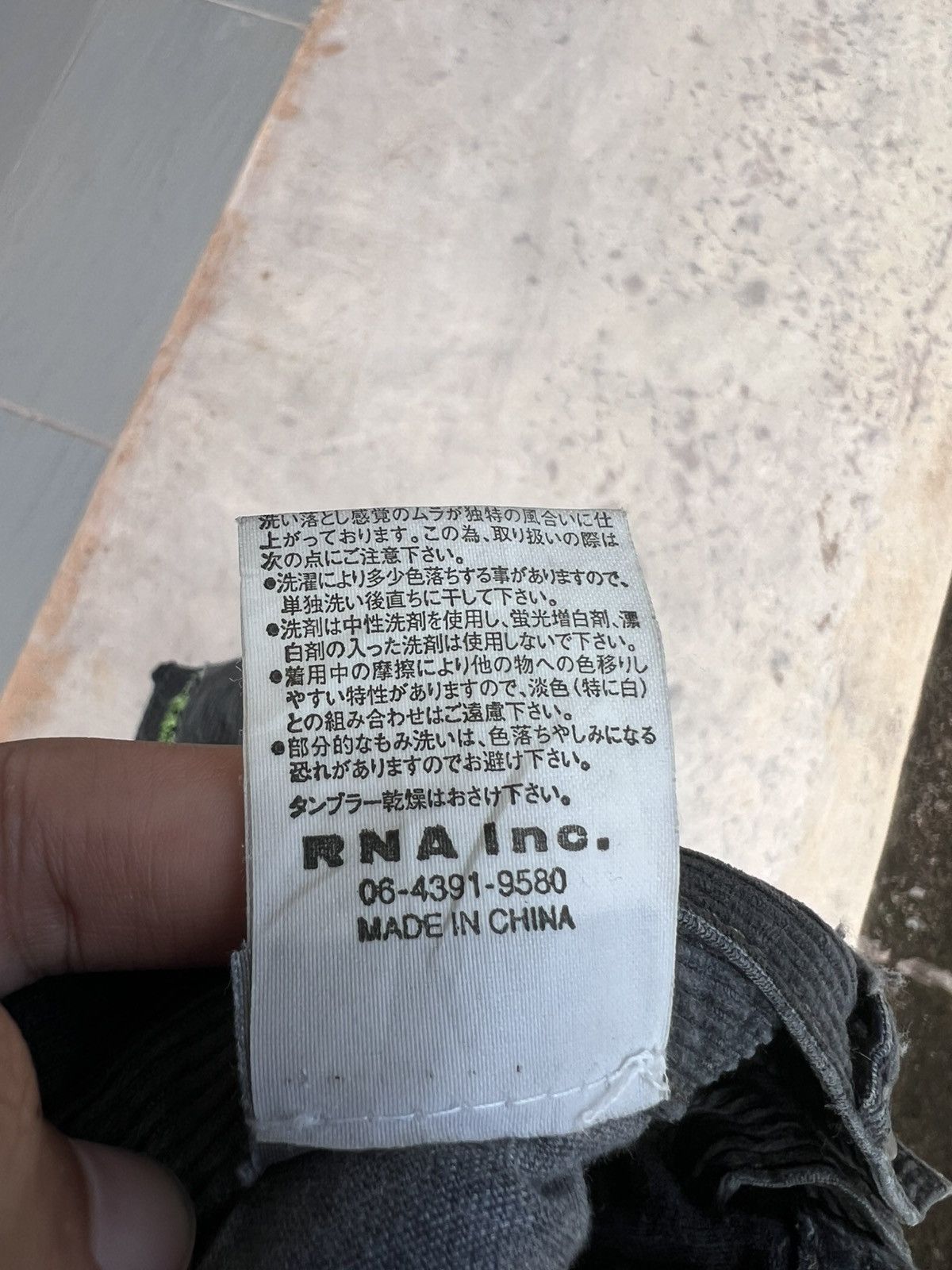 Japanese Brand DISTRESSED RNA Grunge Punk Patchwork Anarchy Corduroy Pants Size US 31 - 7 Thumbnail