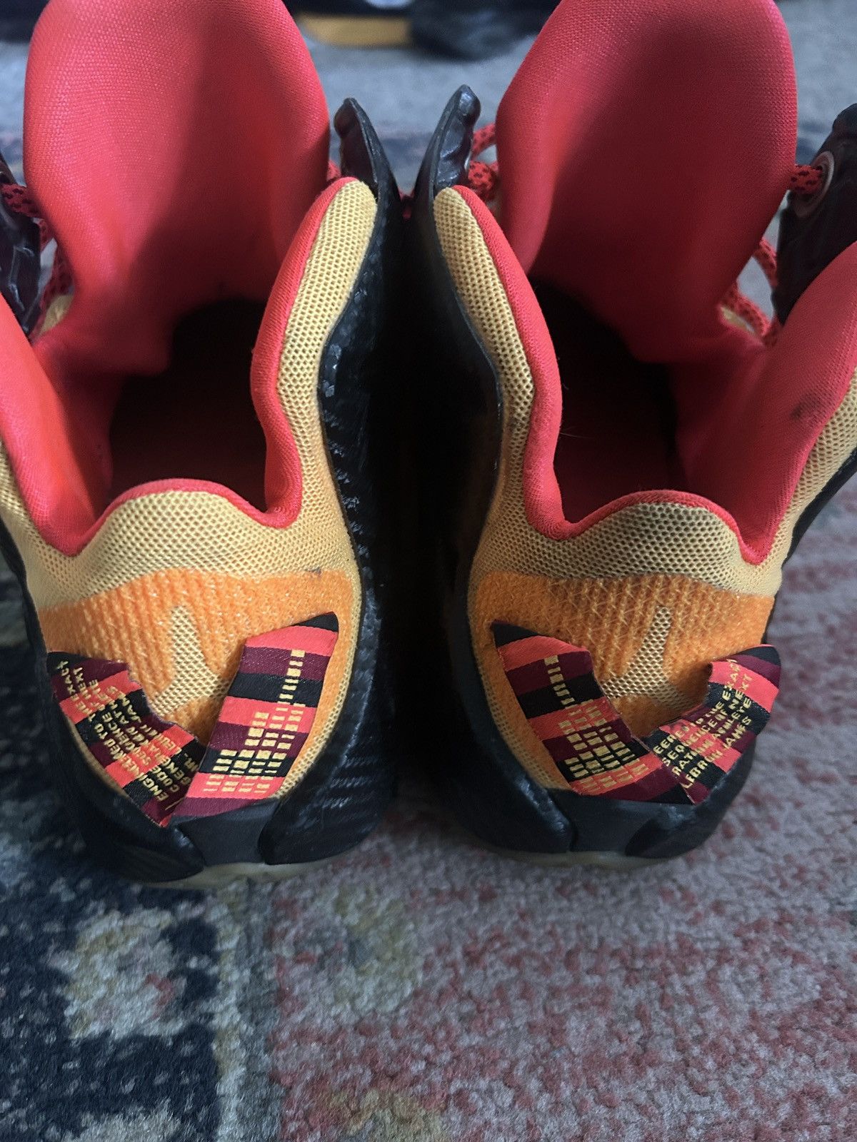 Nike Nike LeBron 12 Witness CLE Size US 11 / EU 44 - 4 Thumbnail