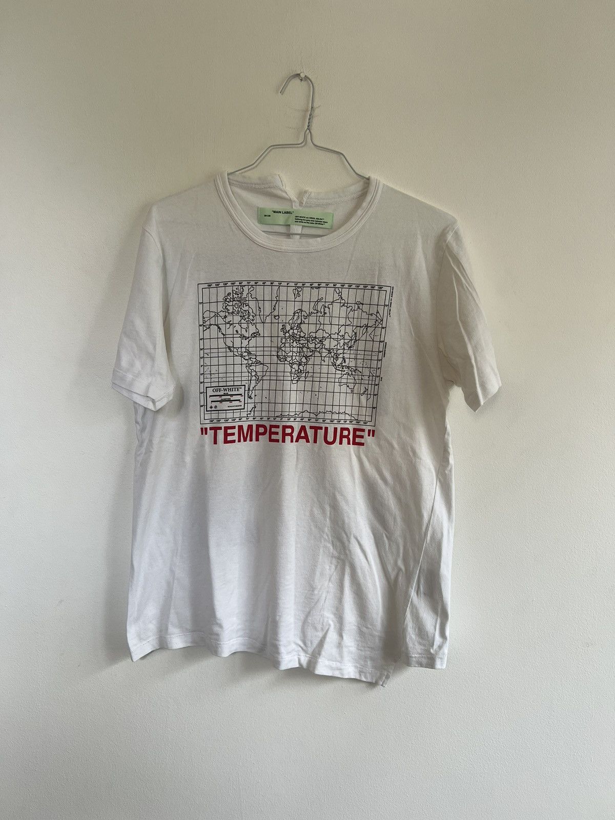 Off-White × Virgil Abloh Off white temperature Map TEE Size US M / EU 48-50 / 2 - 3 Thumbnail