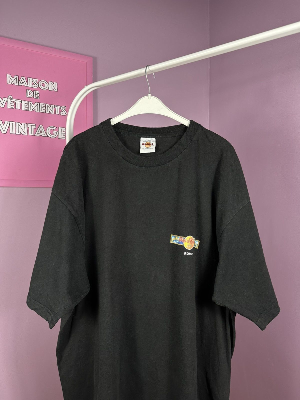 Hard Rock Cafe Hard Rock Cafe Rome Vintage 90s T Shirt Promo Distressed Size US XXL / EU 58 / 5 - 5 Thumbnail