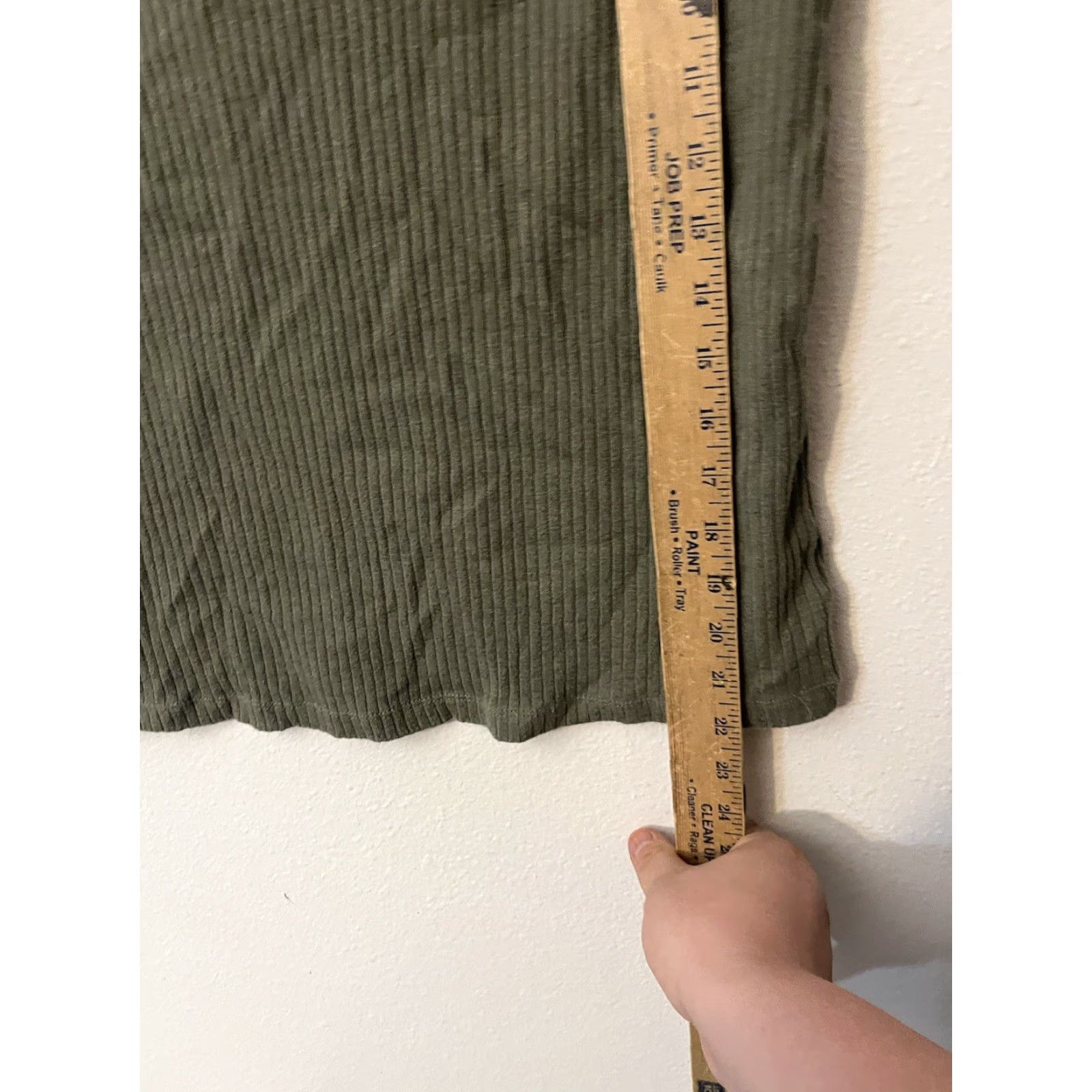 Old Navy Old Navy Tank Top Extra Large Green V-Neck Cotton Women Size XL / US 12-14 / IT 48-50 - 4 Thumbnail
