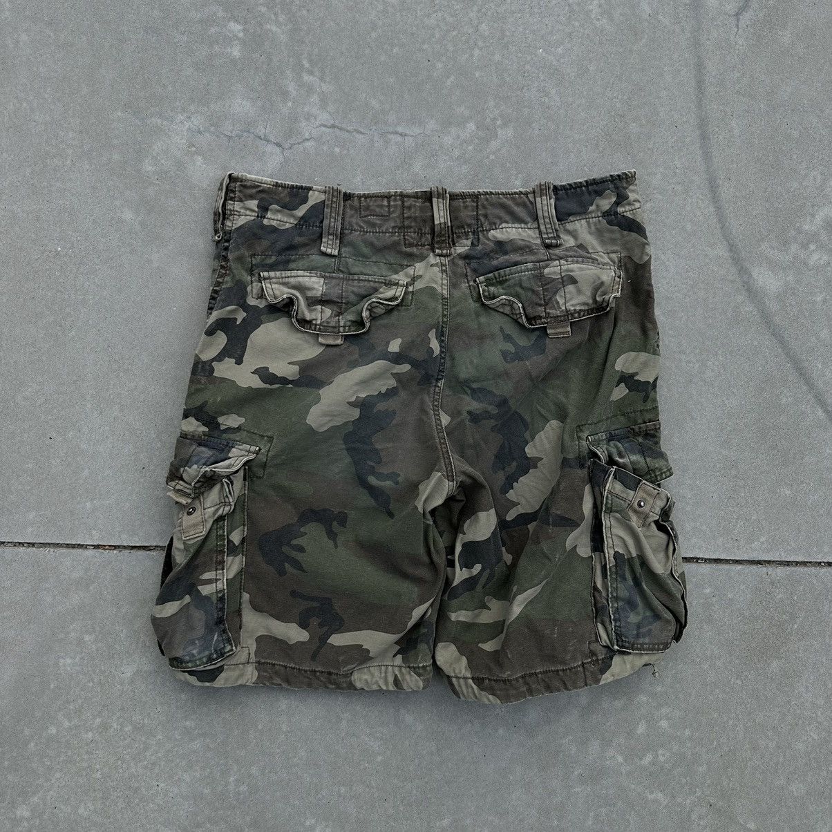 Other Vintage Japanese Style Camo Multi-pocket Shorts Y2K Army 00s Size US 36 / EU 52 - 5 Thumbnail