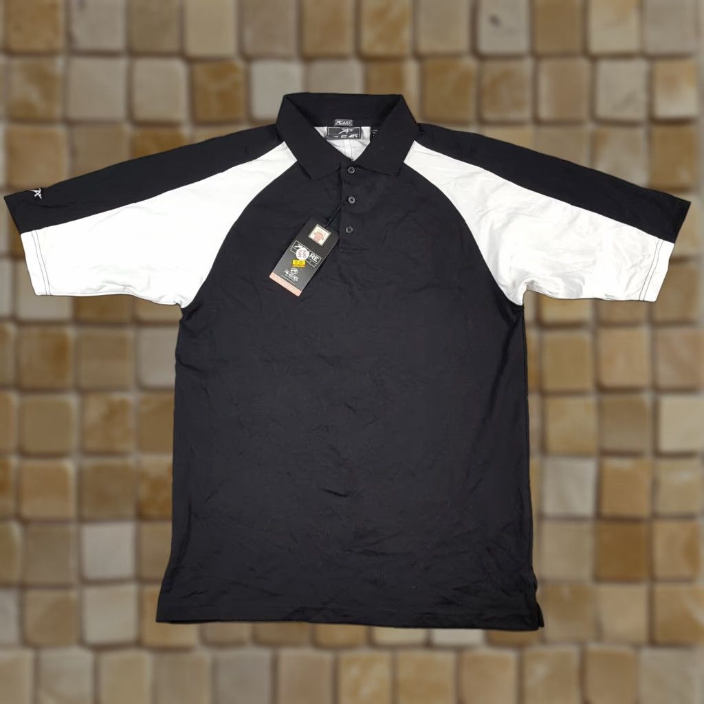 Vintage VINTAGE Ahead Polo Shirt Men Black Striped Breathable Lightweight Collared Size M Size US M / EU 48-50 / 2 - 1 Thumbnail