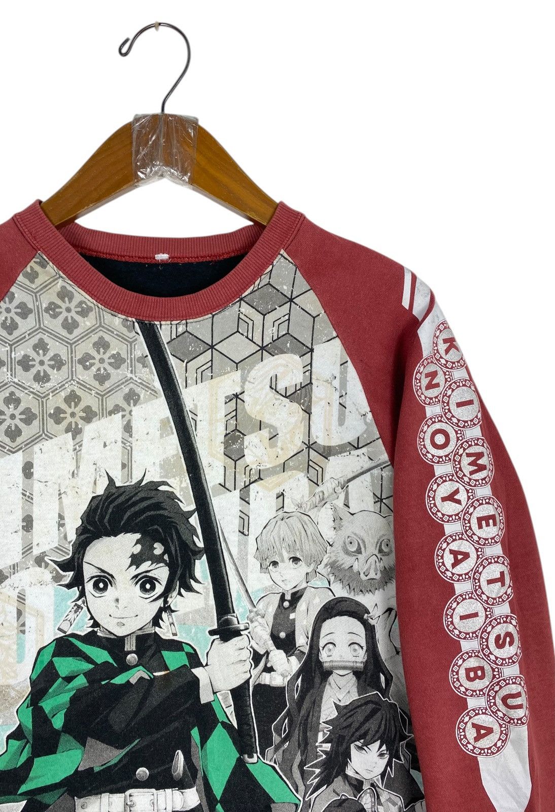 Anime Rare‼️ Demon Slayer: Kimetsu no Yaiba Sweatshirt Big Logo Size XS / US 0-2 / IT 36-38 - 4 Thumbnail