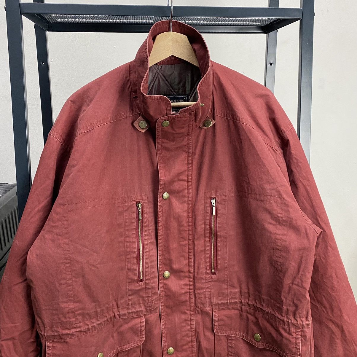 Burberry × Burberry Prorsum × Vintage Vintage Burberry London Parka Hooded Missing Faded Jacket Size US L / EU 52-54 / 3 - 4 Thumbnail