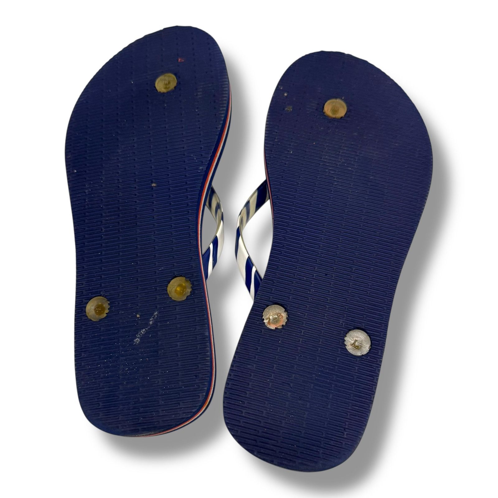 Vera Bradley Vera Bradley Turtles Flip Flops Red White Blue Stripes 7 8 M Size US 7 / IT 37 - 3 Thumbnail