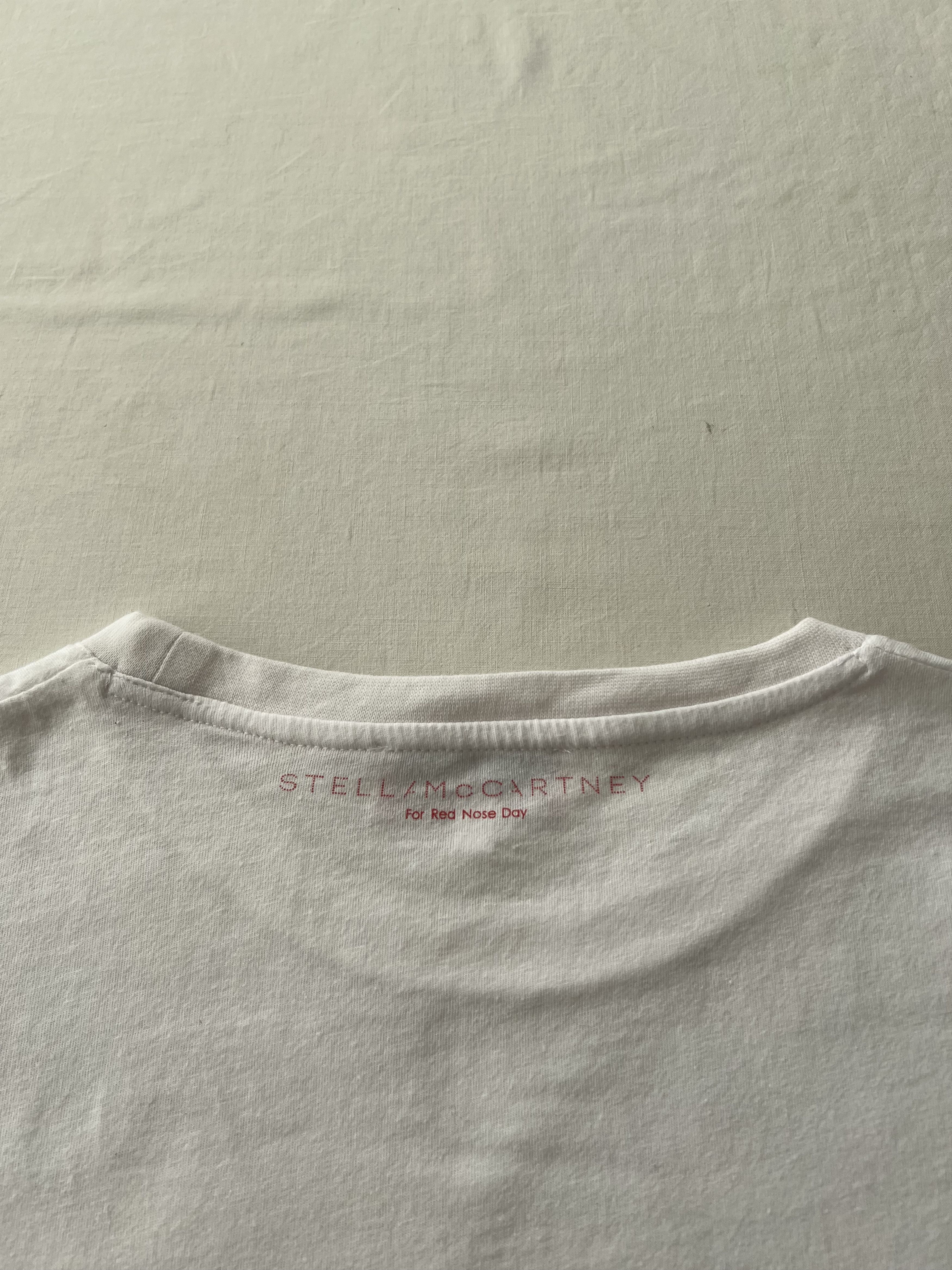 Stella McCartney Stella McCartney Comic Relief Red Nose Day White T-shirt Size US M / EU 48-50 / 2 - 13 Thumbnail