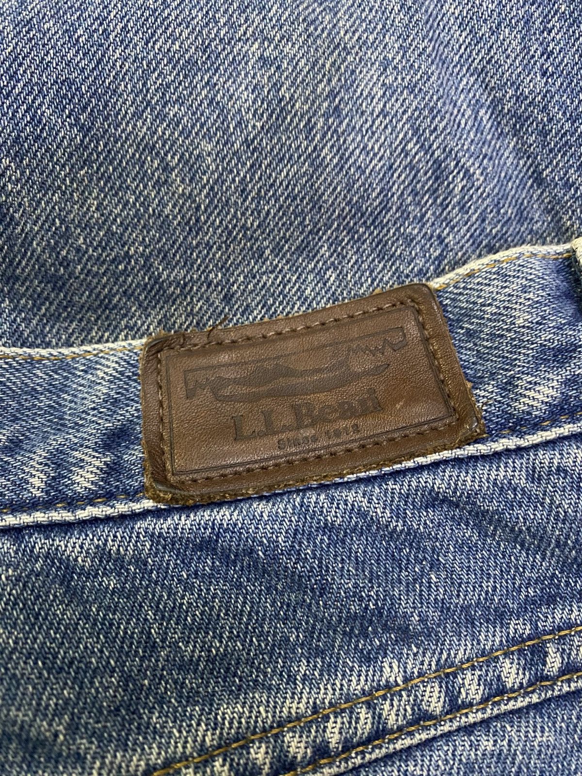 L.L. Bean × Vintage Vintage L.L Bean Blanket Lined Denim Size US 33 - 13 Thumbnail