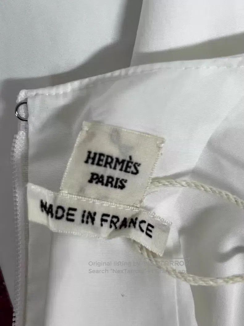 Hermes Hermes White Sleeveless Top Size XS / US 0-2 / IT 36-38 - 3 Thumbnail