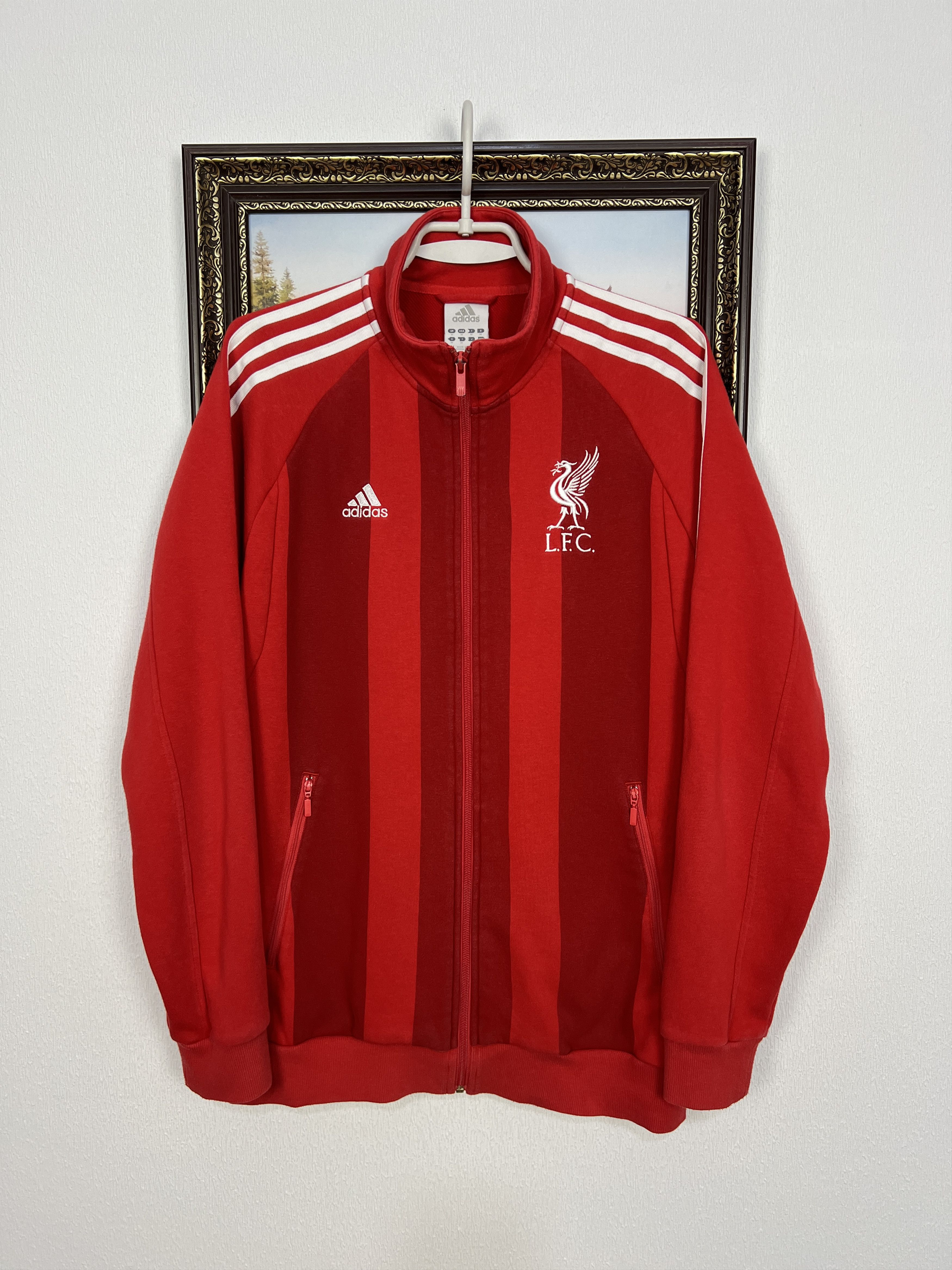 Adidas Vintage Adidas Liverpool Football Jacket Soccer Track Top Size US M / EU 48-50 / 2 - 1 Thumbnail
