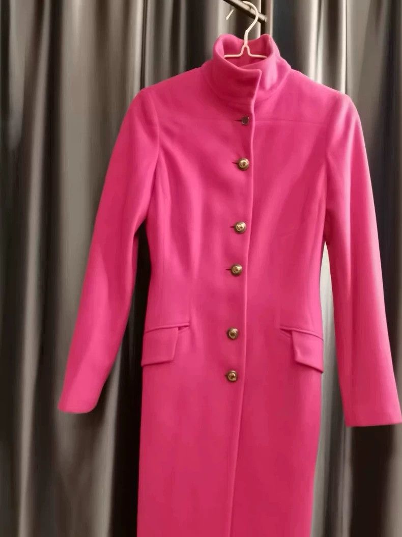 Versace Long cashmere coat