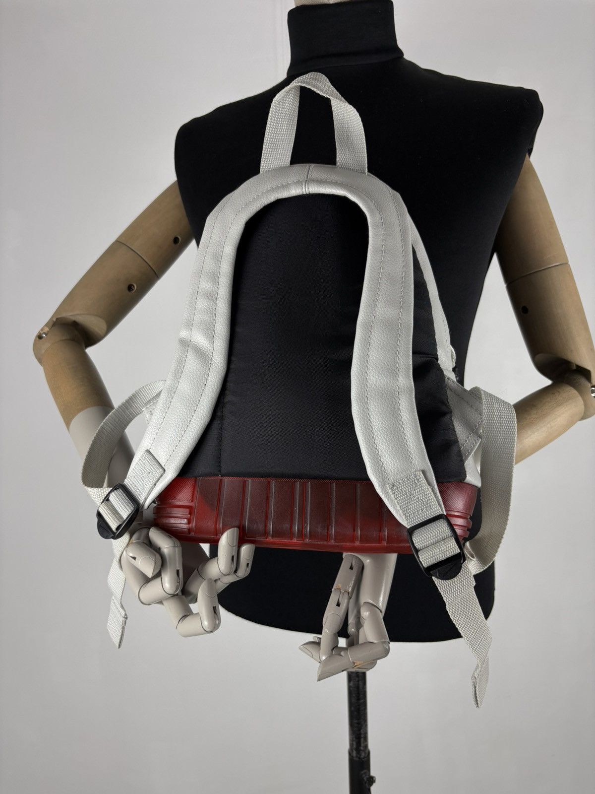 Nike Retro 90’s AIR Leather Bubble Double Big Swoosh Utility Backpack Mini Bag Size ONE SIZE - 6 Thumbnail