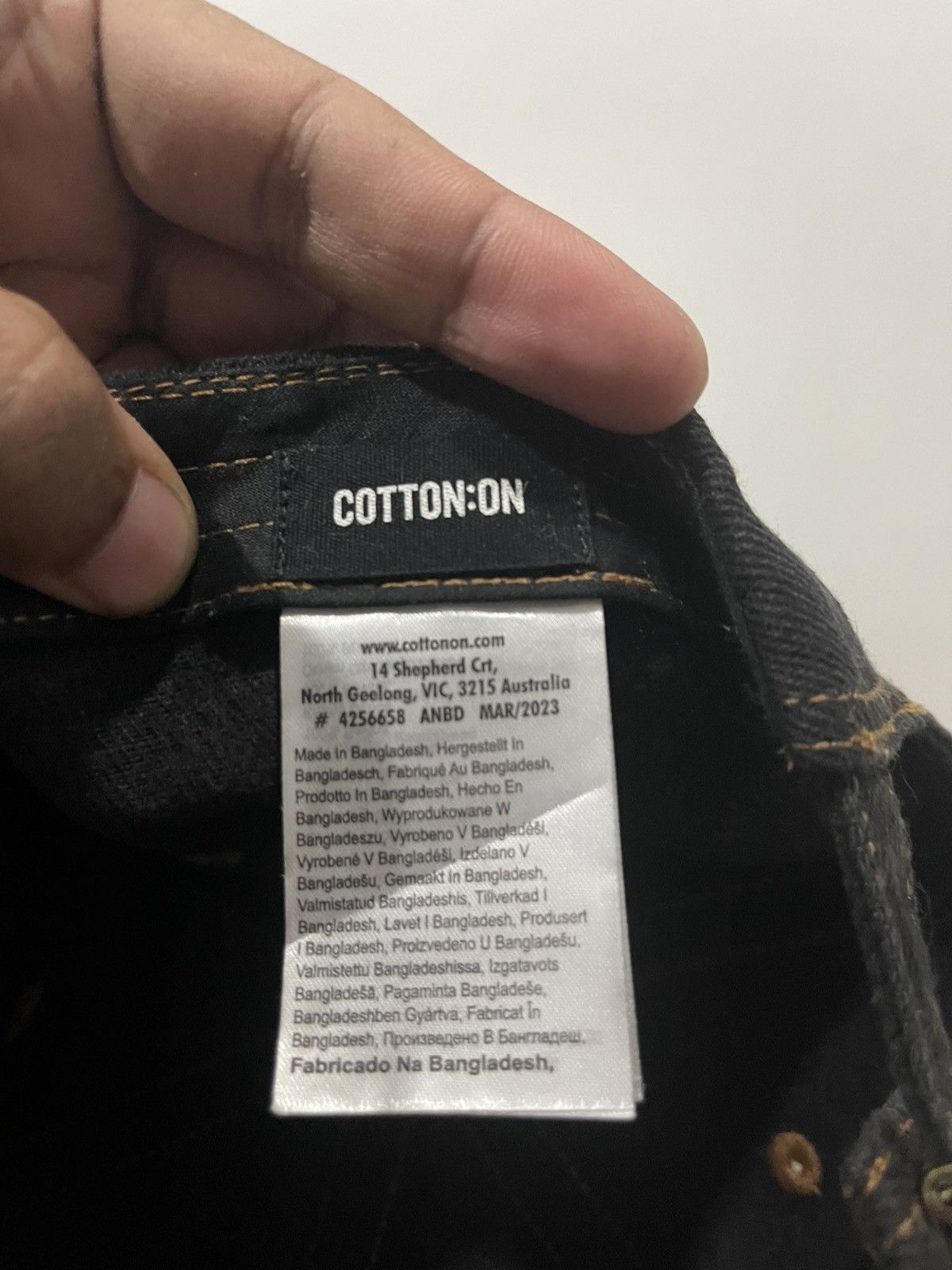 Cotton On Catton On Cap Canvas/Denim Material Size ONE SIZE - 6 Thumbnail